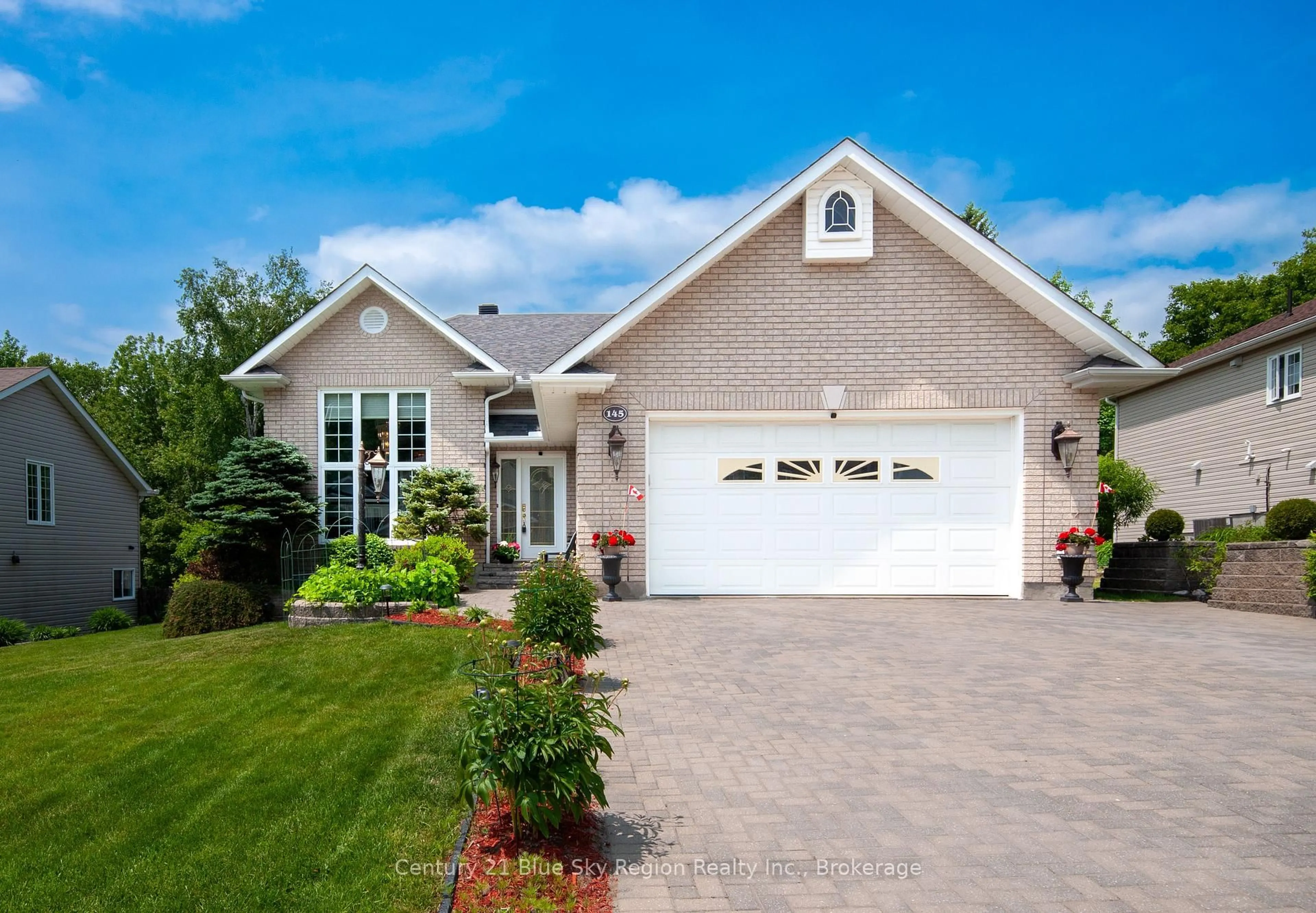Home with brick exterior material, street for 145 Bain Dr, North Bay Ontario P1C 1M4