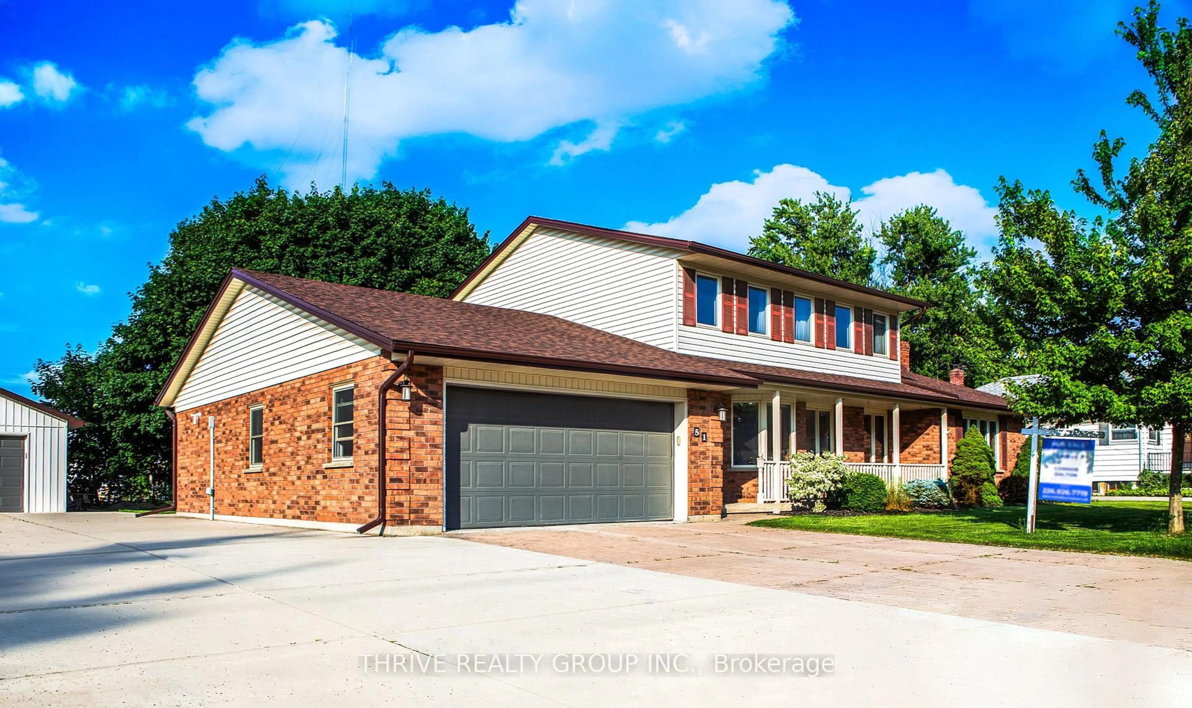 Home with brick exterior material, street for 51 Queen St, Strathroy-Caradoc Ontario N7G 2H5