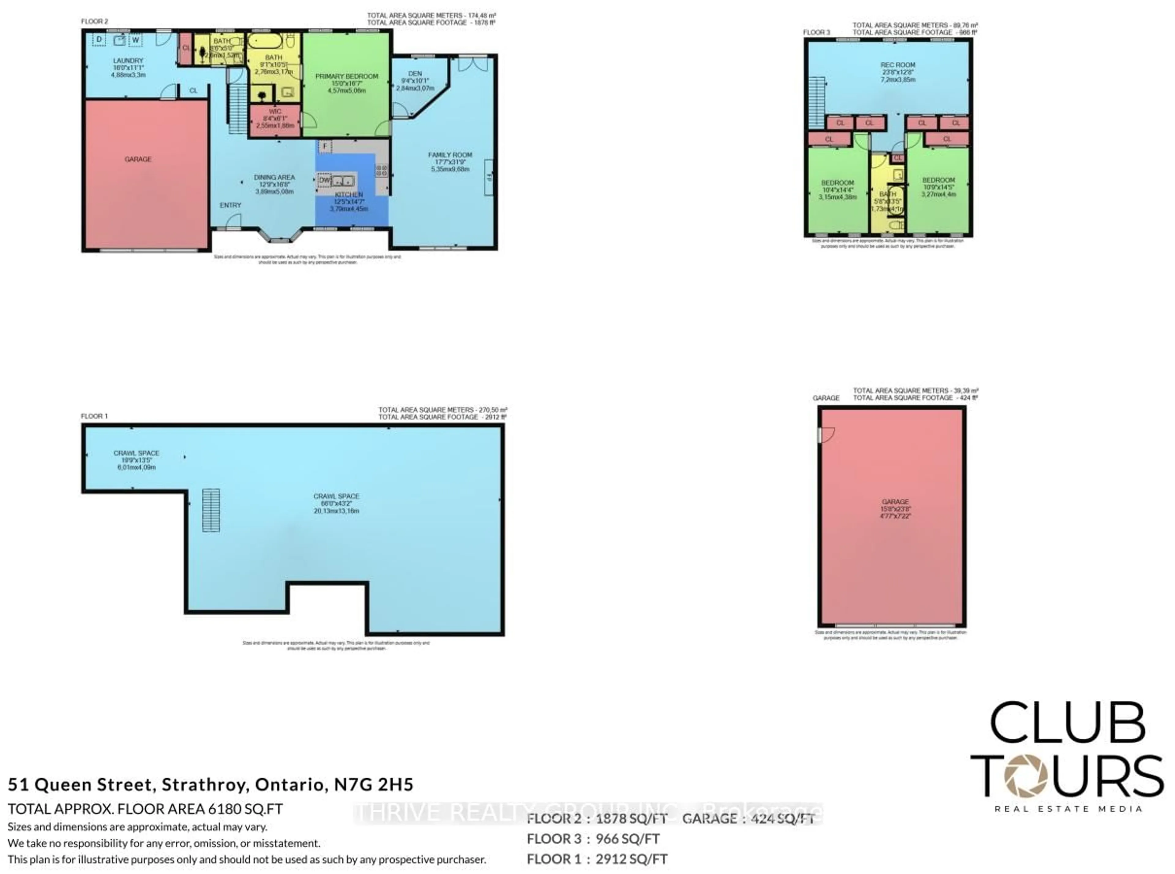 Floor plan for 51 Queen St, Strathroy-Caradoc Ontario N7G 2H5
