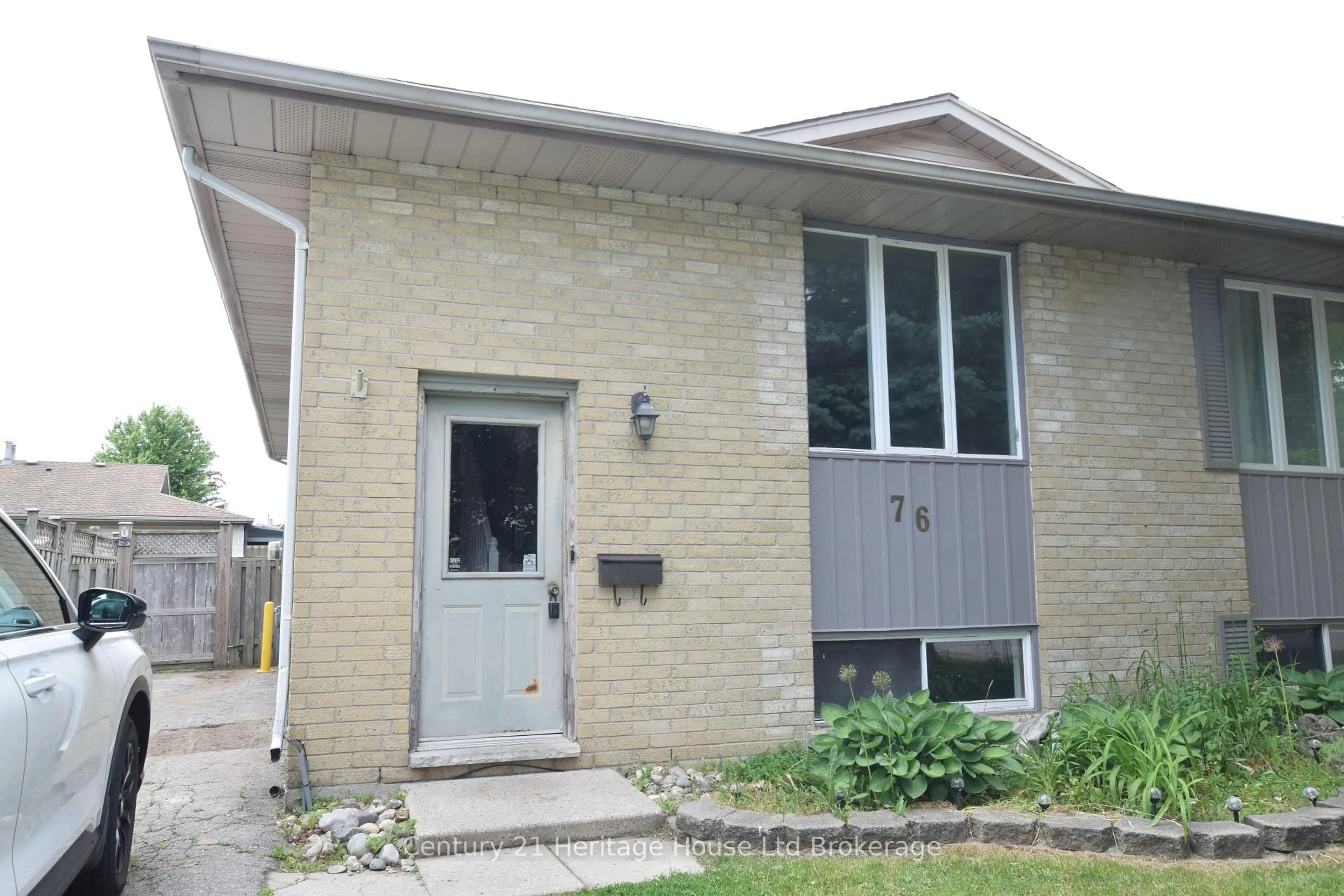 Home with brick exterior material, street for 76 Naskapi St, Woodstock Ontario N4T 1G7