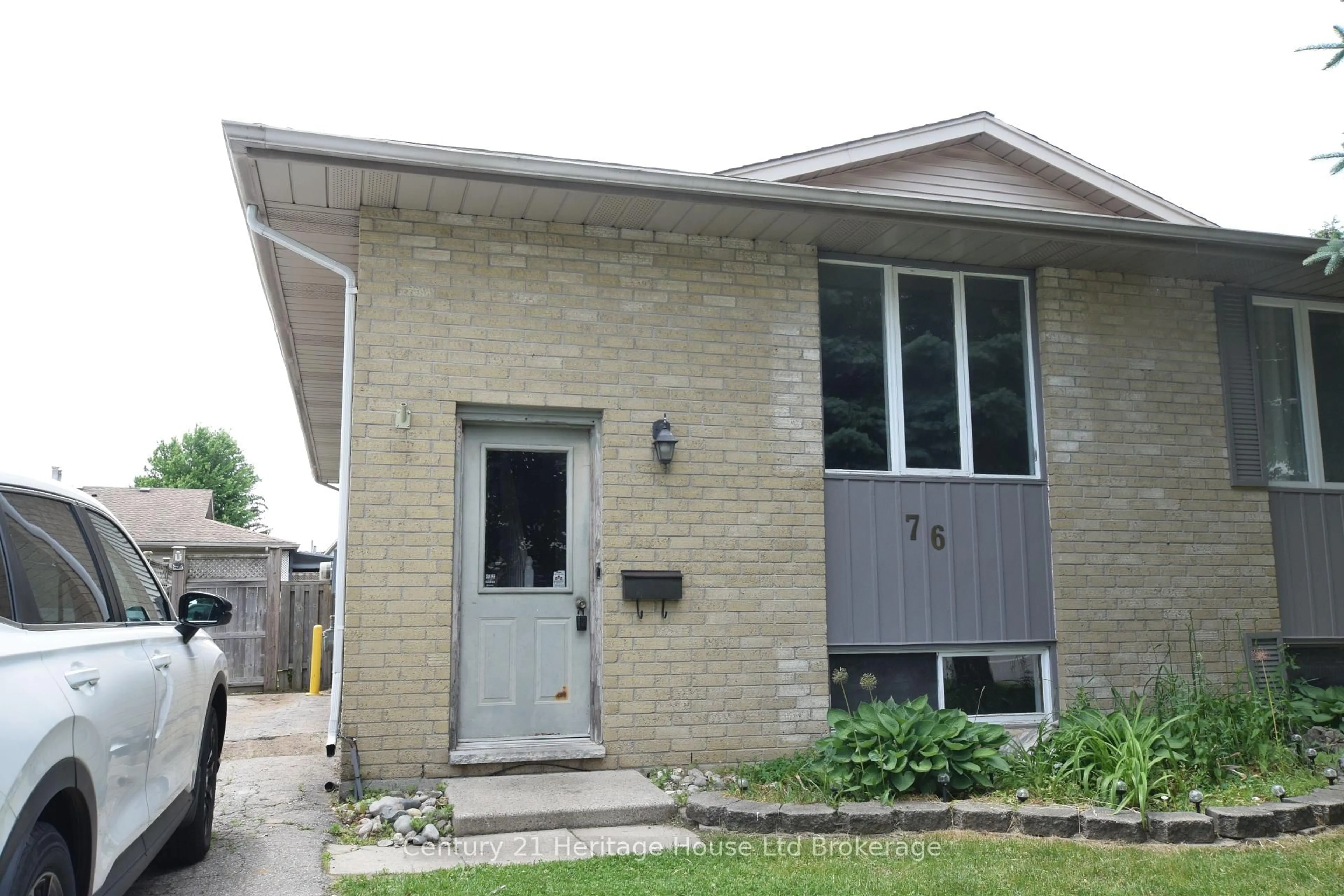 Home with brick exterior material, street for 76 Naskapi St, Woodstock Ontario N4T 1G7