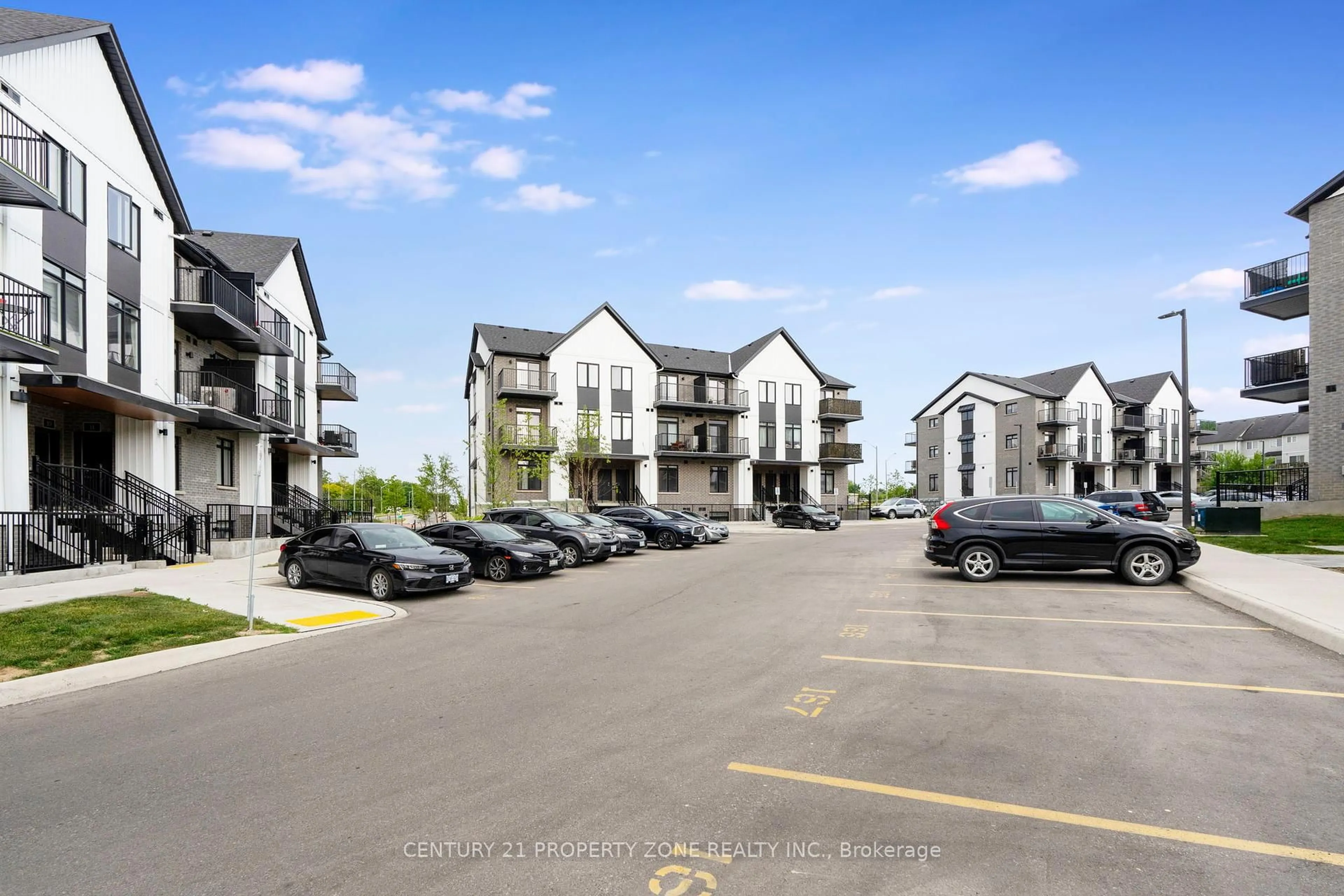 A pic from outside/outdoor area/front of a property/back of a property/a pic from drone, street for 405 Myers Rd #2, Cambridge Ontario N1P 0B6
