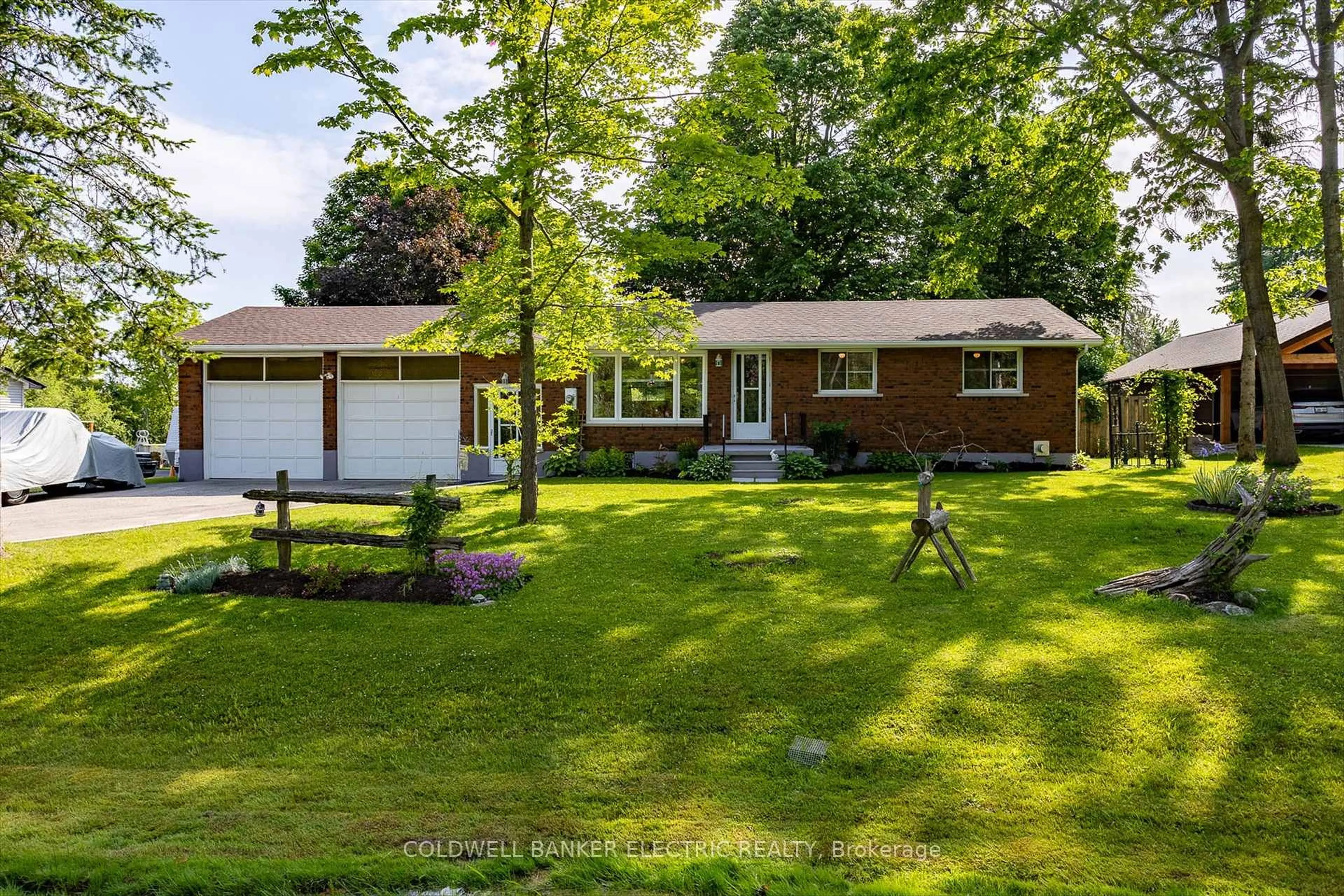 A pic from outside/outdoor area/front of a property/back of a property/a pic from drone, street for 30 Liberty Lane, Kawartha Lakes Ontario K0L 2W0