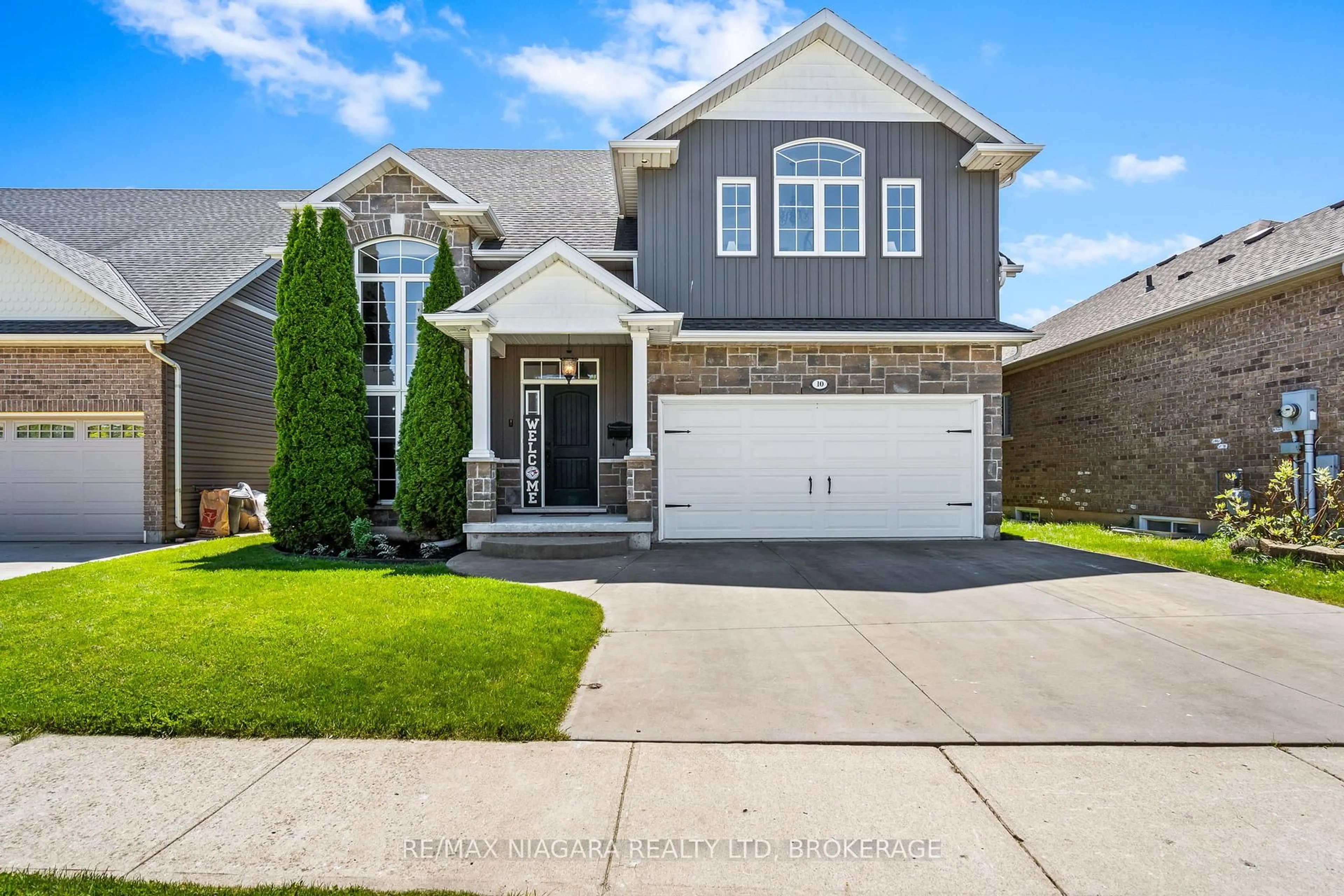 Home with brick exterior material, street for 10 Corbin St, St. Catharines Ontario L2P 0C3