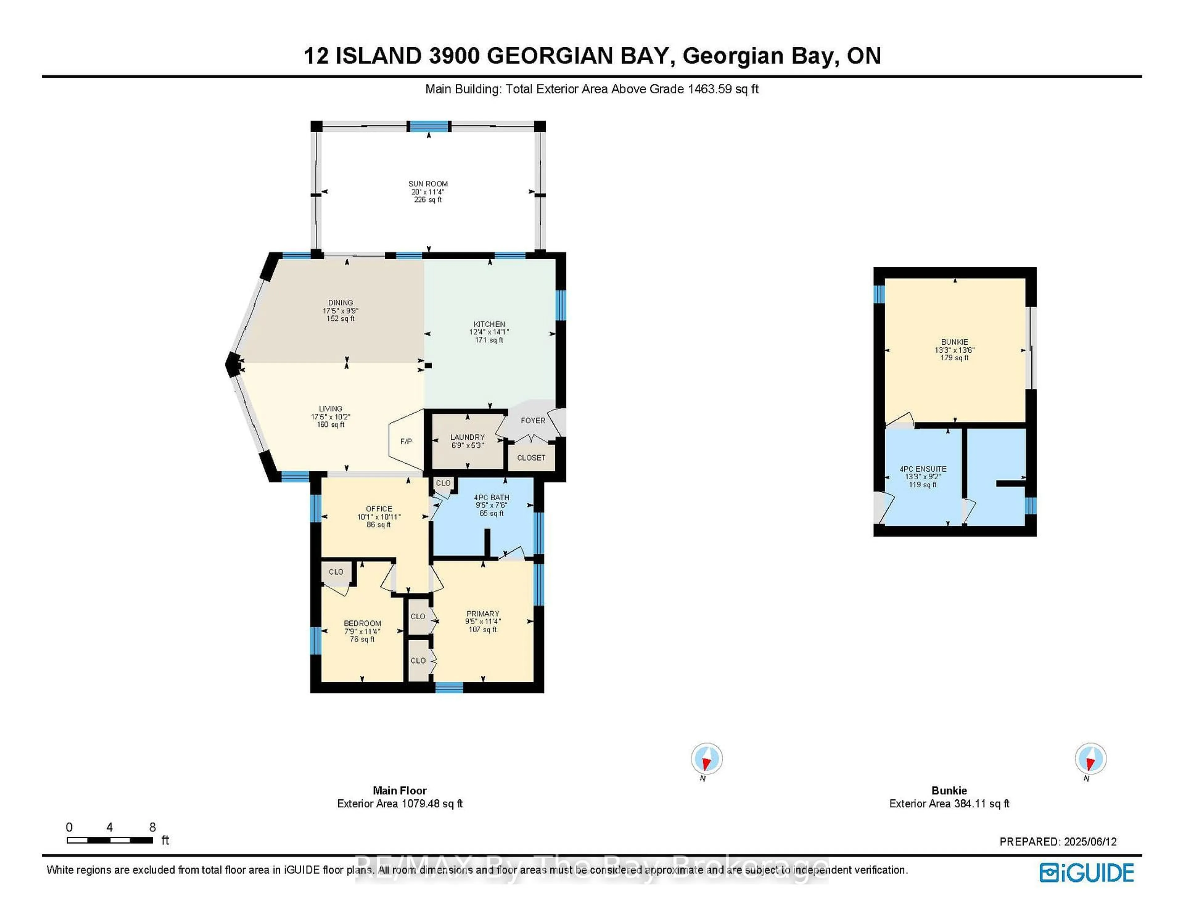 Floor plan for 12 Is 3900 Georgian Bay, Georgian Bay Ontario L0K 1S0