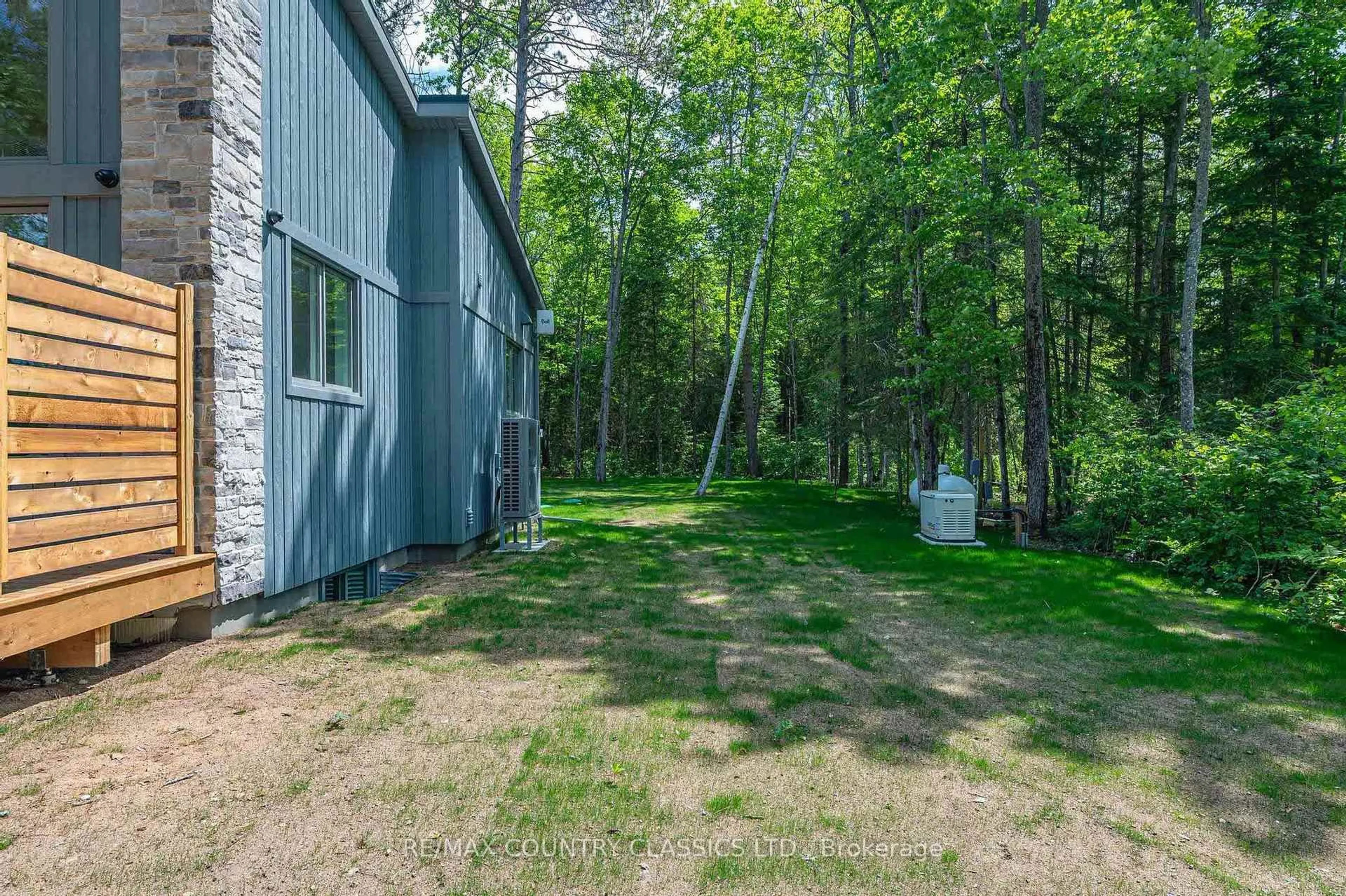 Patio, forest/trees view for 59 Ida Ho Lane, Bancroft Ontario K0L 1C0