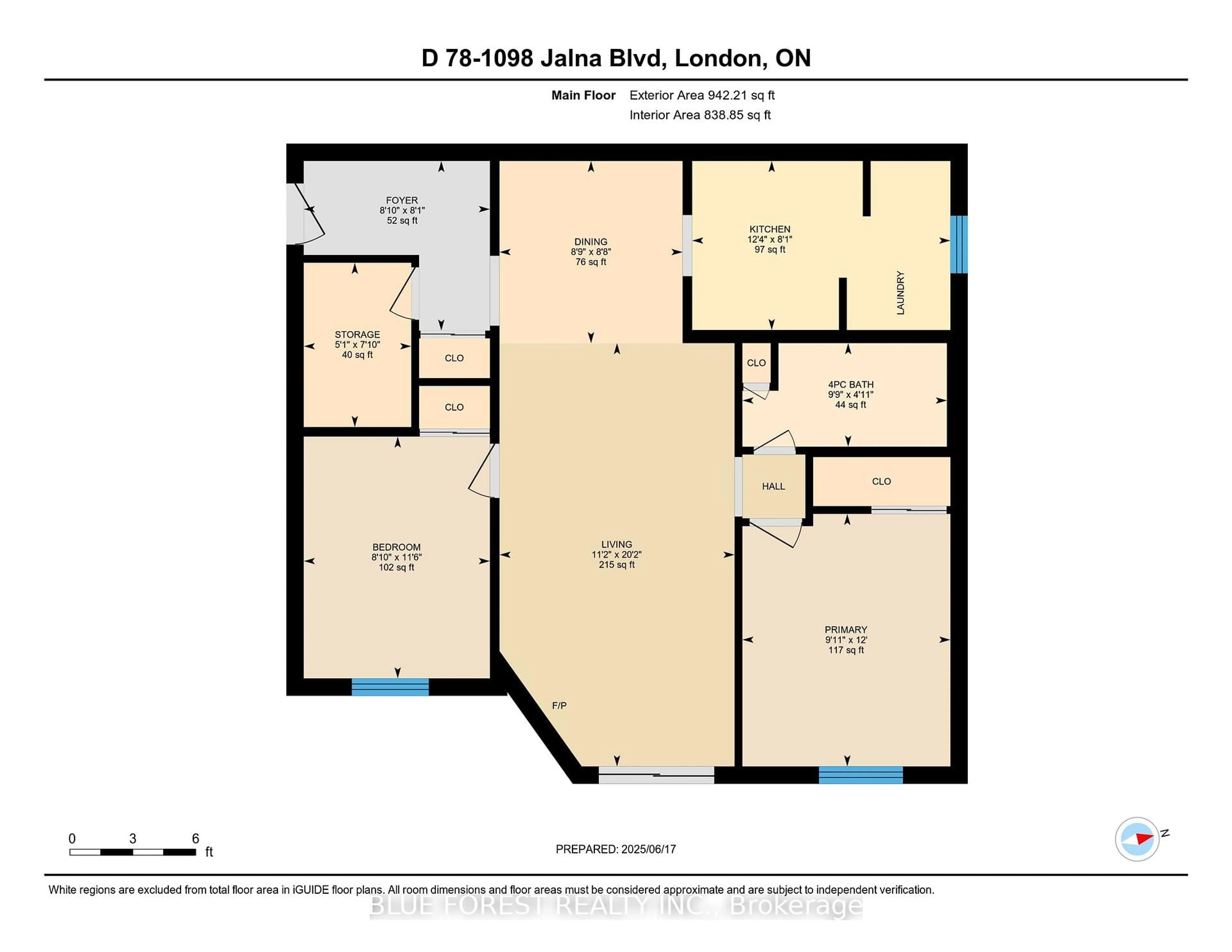 Floor plan for 1096 JALNA Blvd #78, London South Ontario N6E 3B8