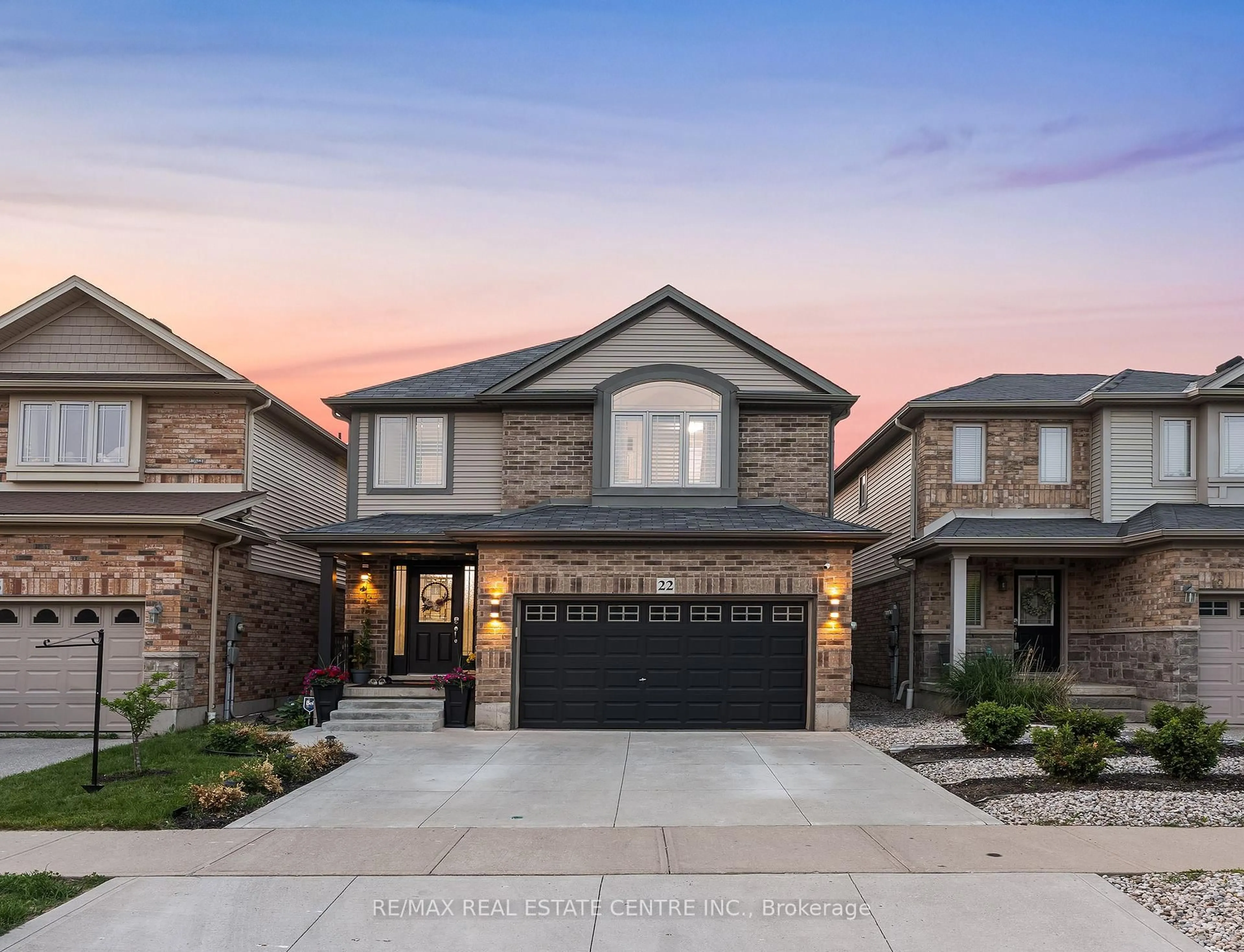 Home with brick exterior material, street for 22 Creek Ridge St, Kitchener Ontario N2R 0B5