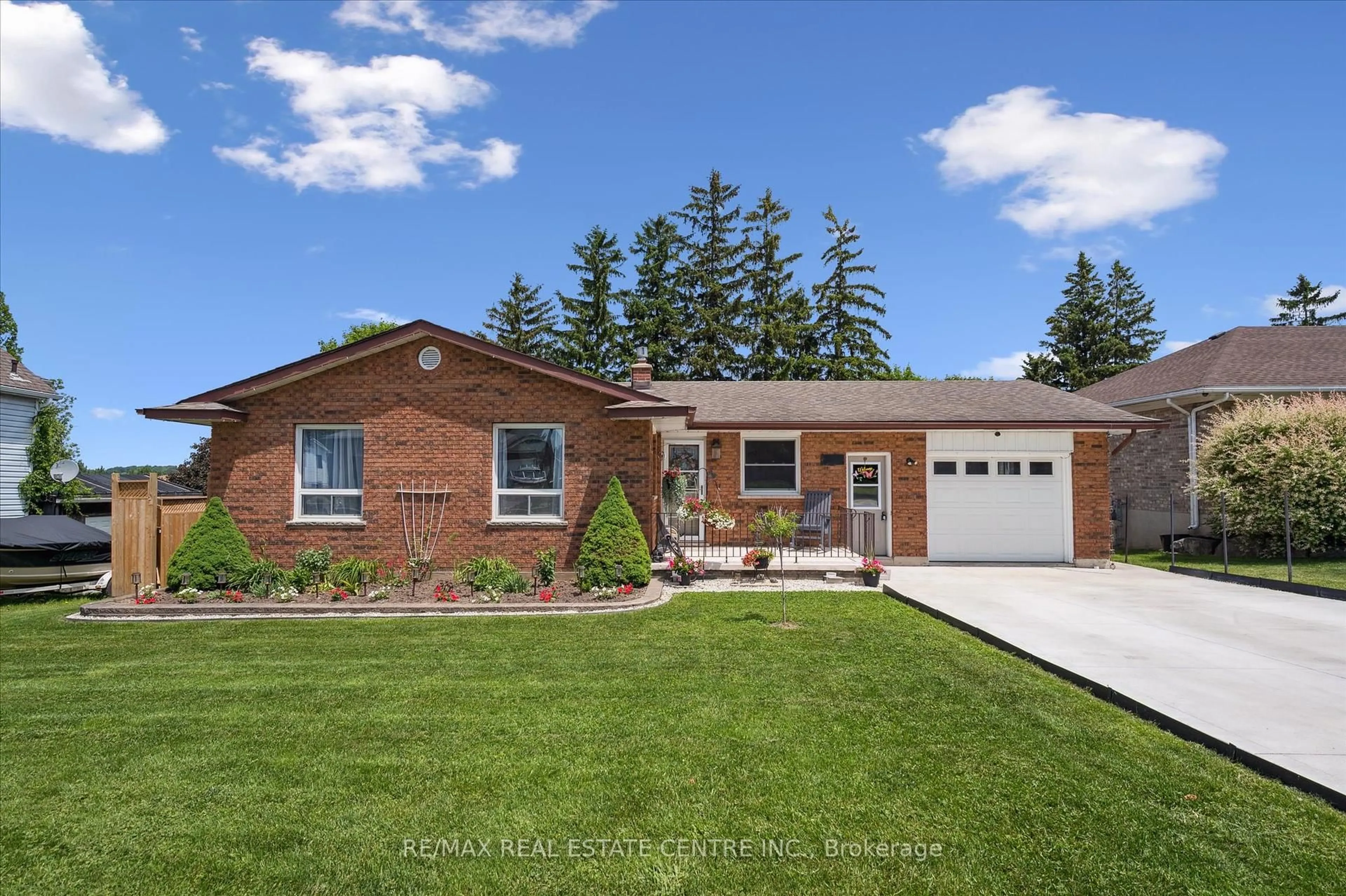 Home with brick exterior material, street for 30 High St, Mapleton Ontario N0G 1P0