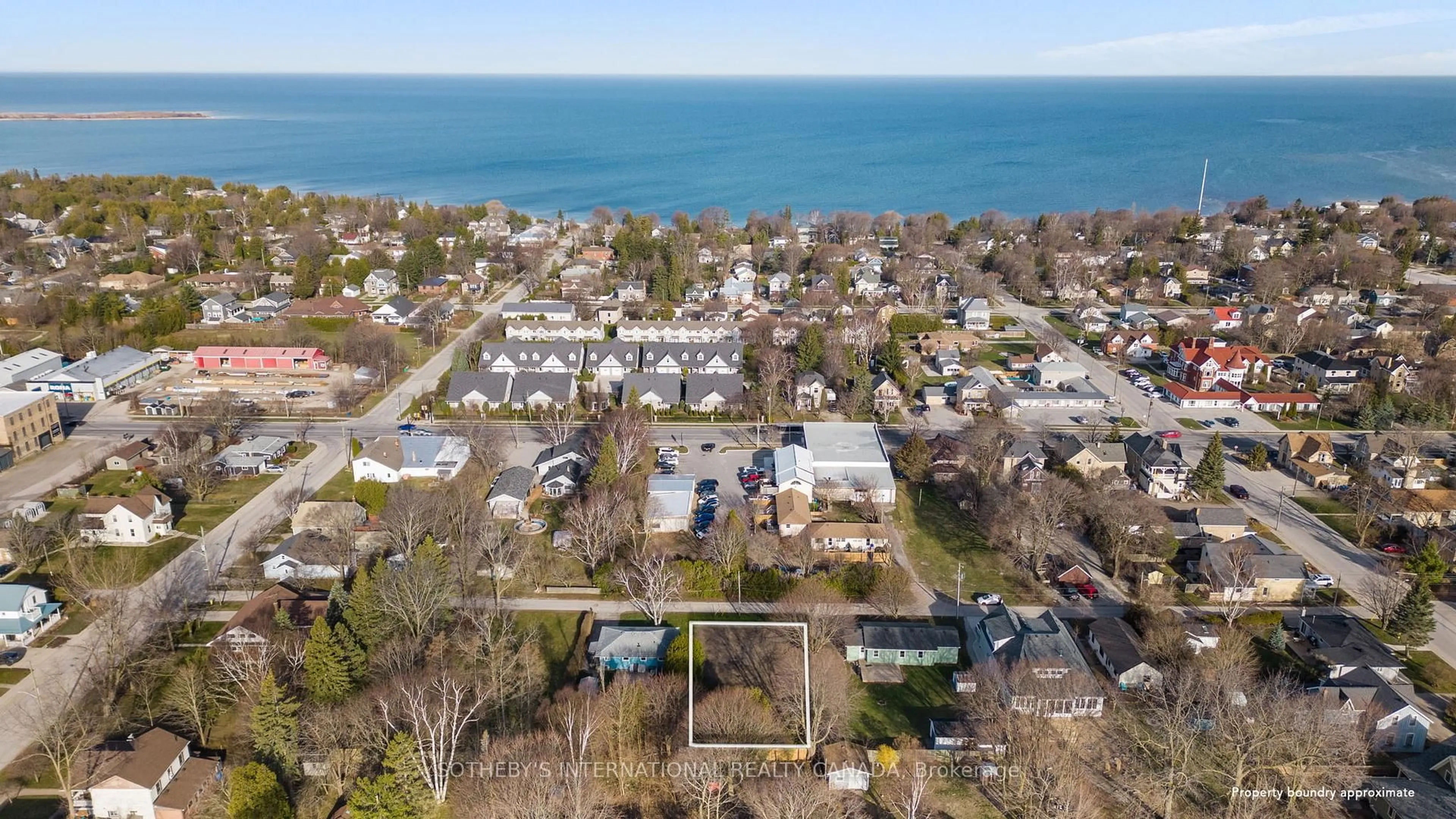 A pic from outside/outdoor area/front of a property/back of a property/a pic from drone, water/lake/river/ocean view for N/A Knechtel Lane, Saugeen Shores Ontario N0H 2L0