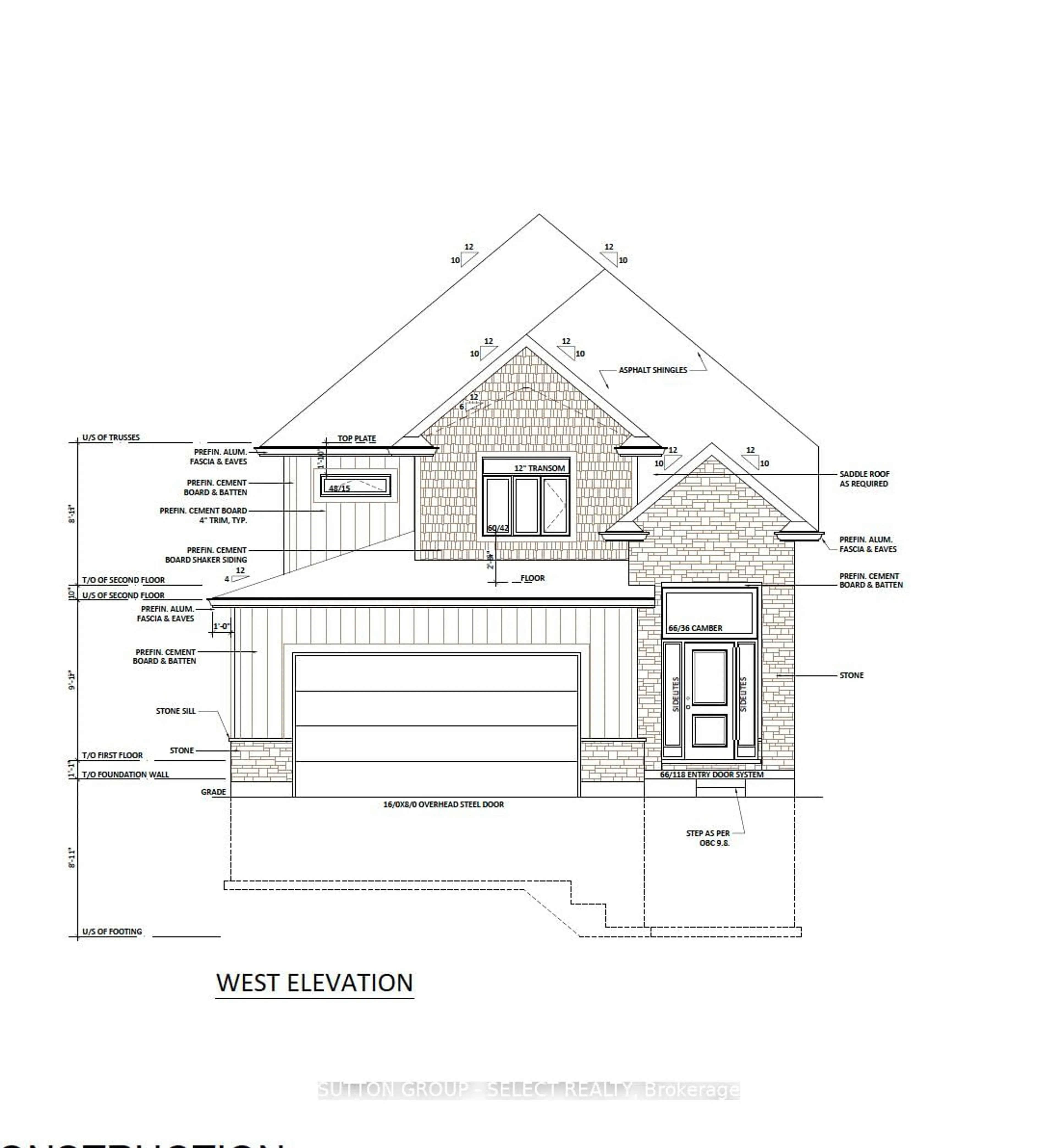 Floor plan for LOT 26 BRISCOE Cres, Strathroy Caradoc Ontario N7G 0G3