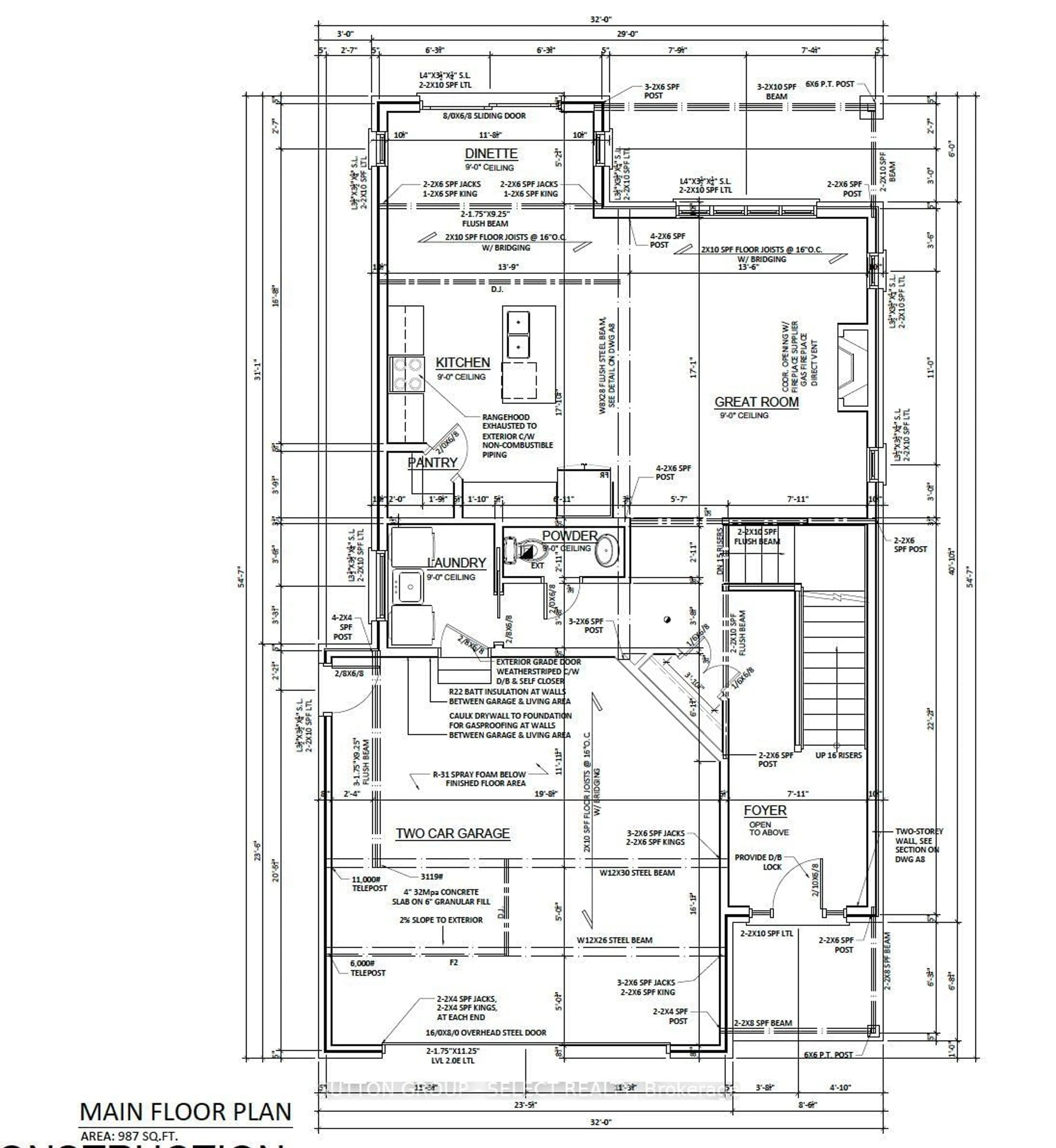 Floor plan for LOT 26 BRISCOE Cres, Strathroy Caradoc Ontario N7G 0G3