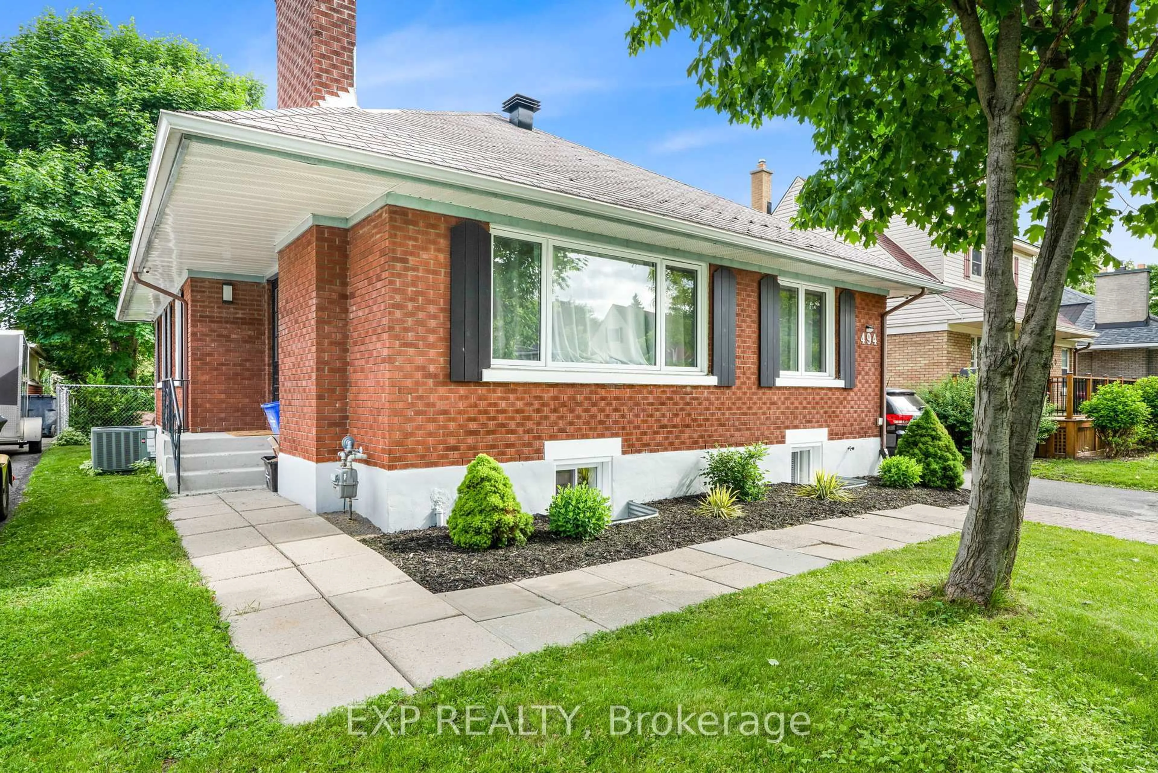 Home with brick exterior material, street for 494 Wolffdale Cres, Ottawa Ontario K1K 1N5