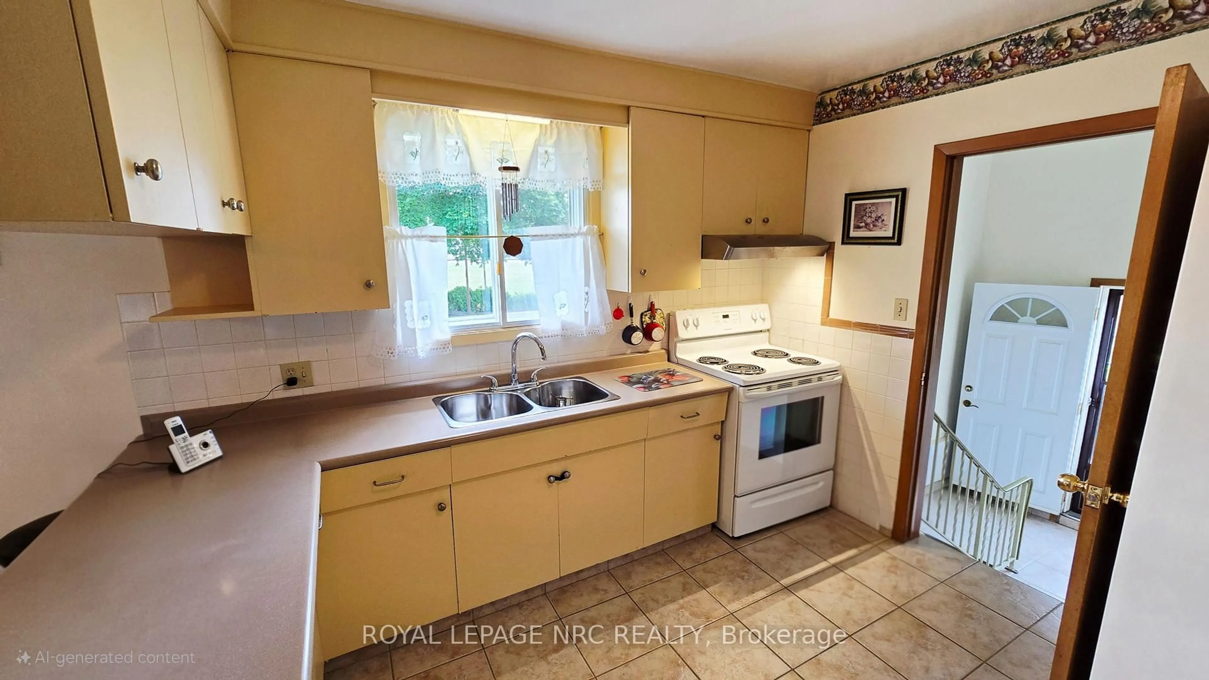 Standard kitchen, ceramic/tile floor for 122 Wellington St, Welland Ontario L3B 1B3