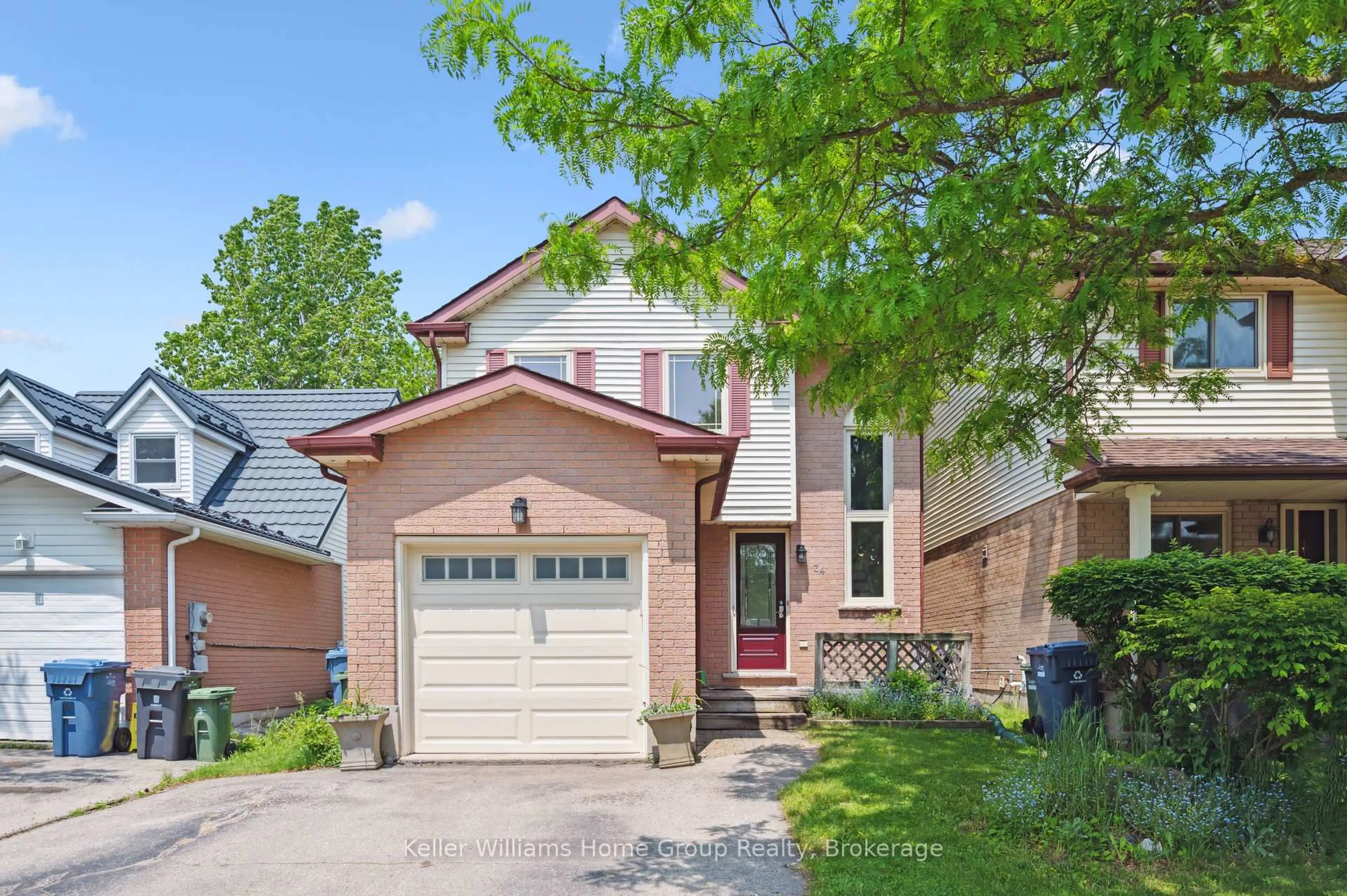 Home with brick exterior material, street for 34 Walman Dr, Guelph Ontario N1G 4G5