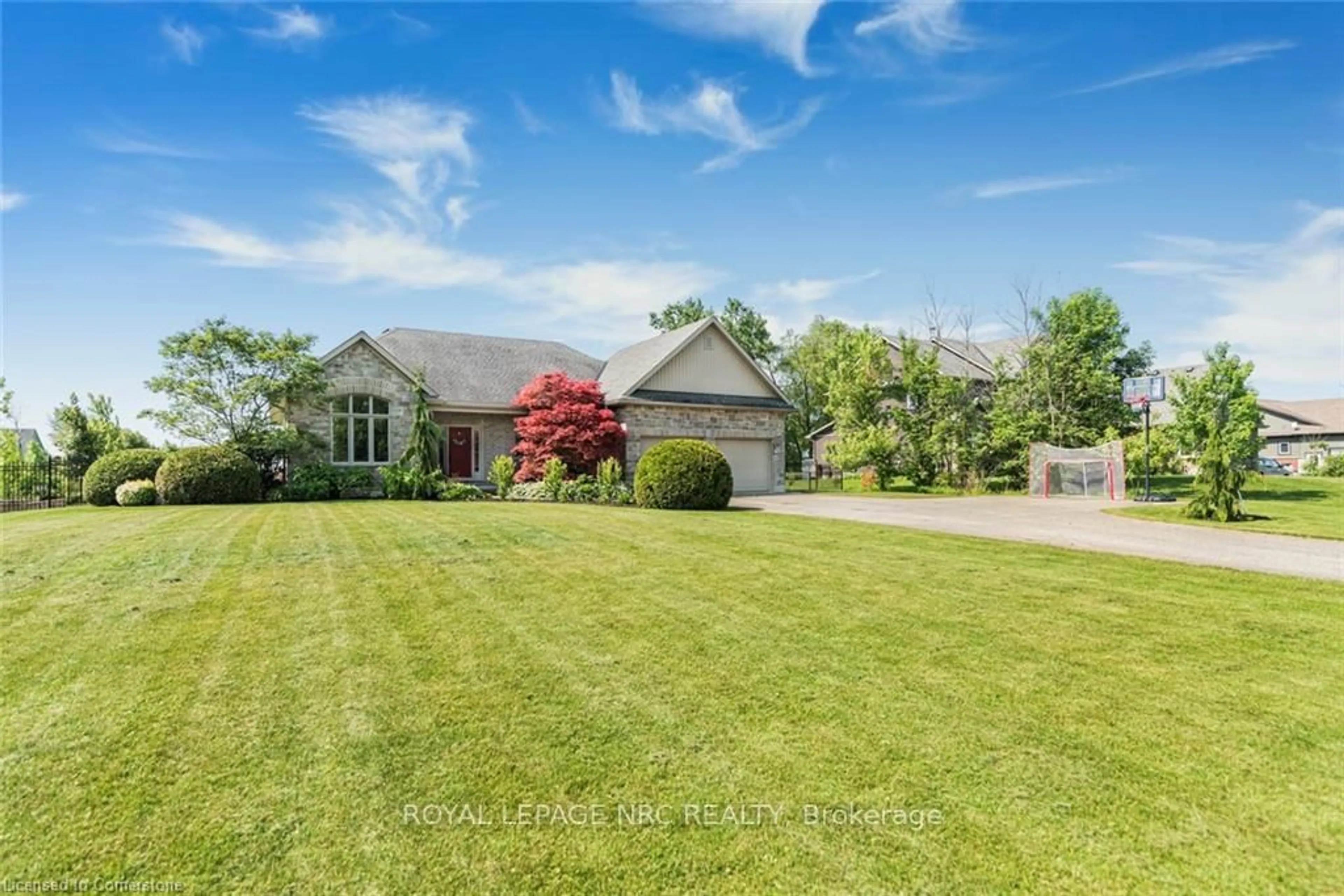 A pic from outside/outdoor area/front of a property/back of a property/a pic from drone, water/lake/river/ocean view for 1908 Northshore Dr, Haldimand Ontario N0A 1K0