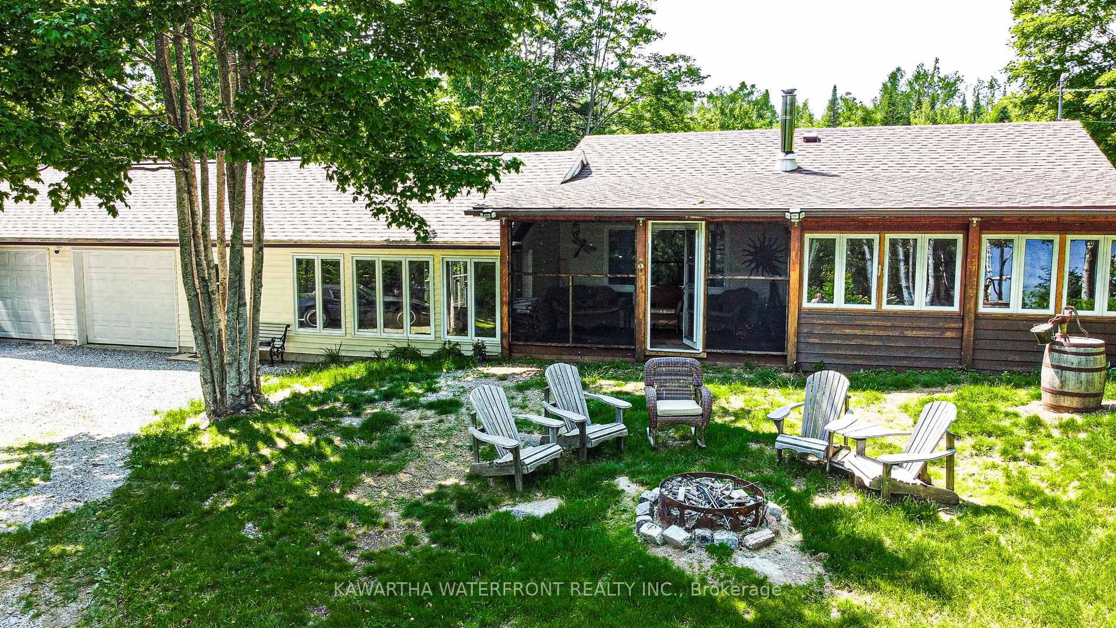 Patio, street for 1170 English Circ, Highlands East Ontario K0M 1R0