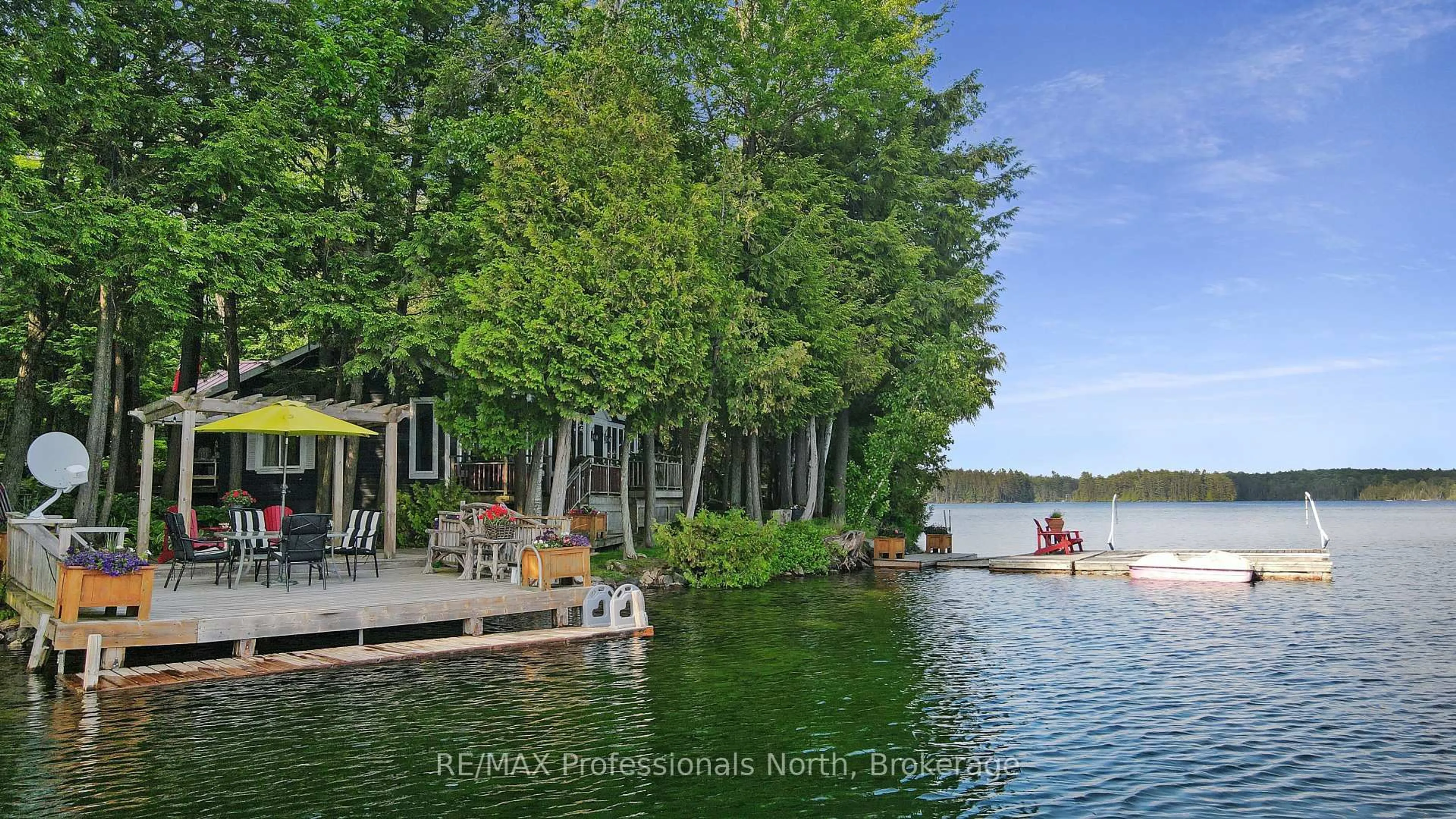 Patio, water/lake/river/ocean view for 61 Fr 327a Rd, Trent Lakes Ontario K0M 2A0