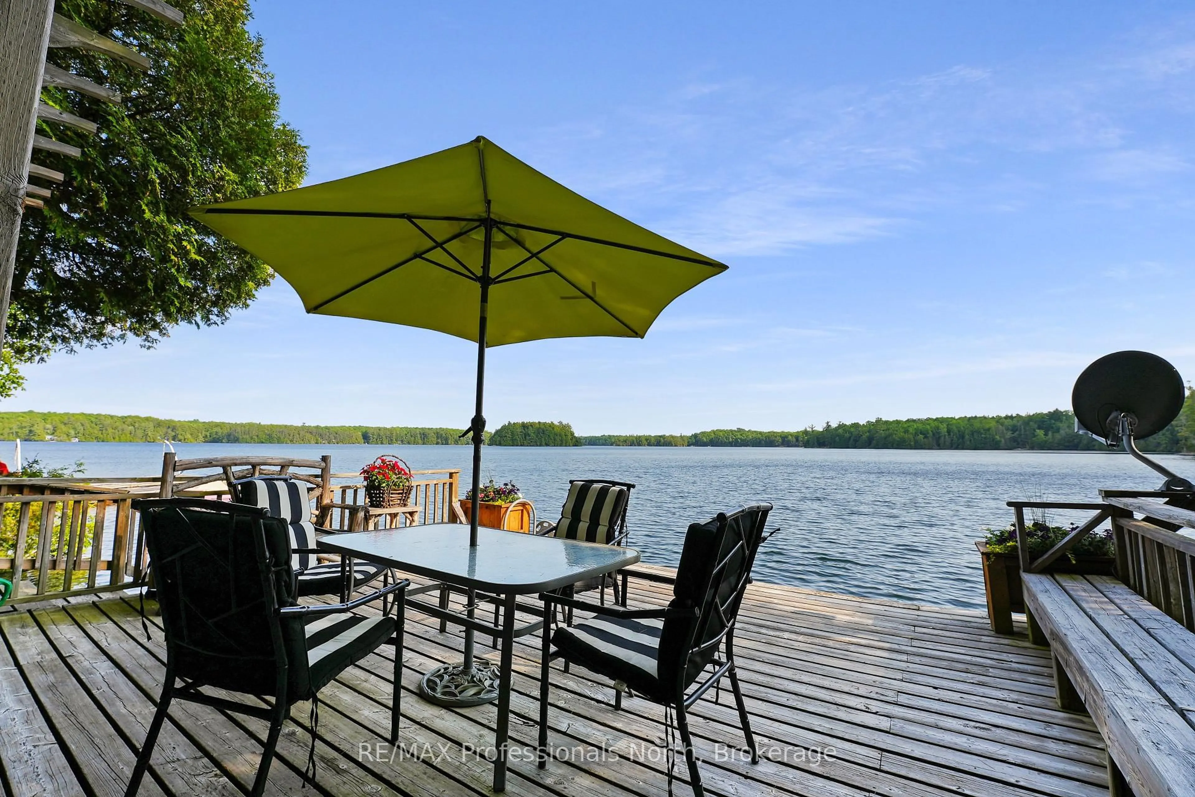 Patio, water/lake/river/ocean view for 61 Fr 327a Rd, Trent Lakes Ontario K0M 2A0