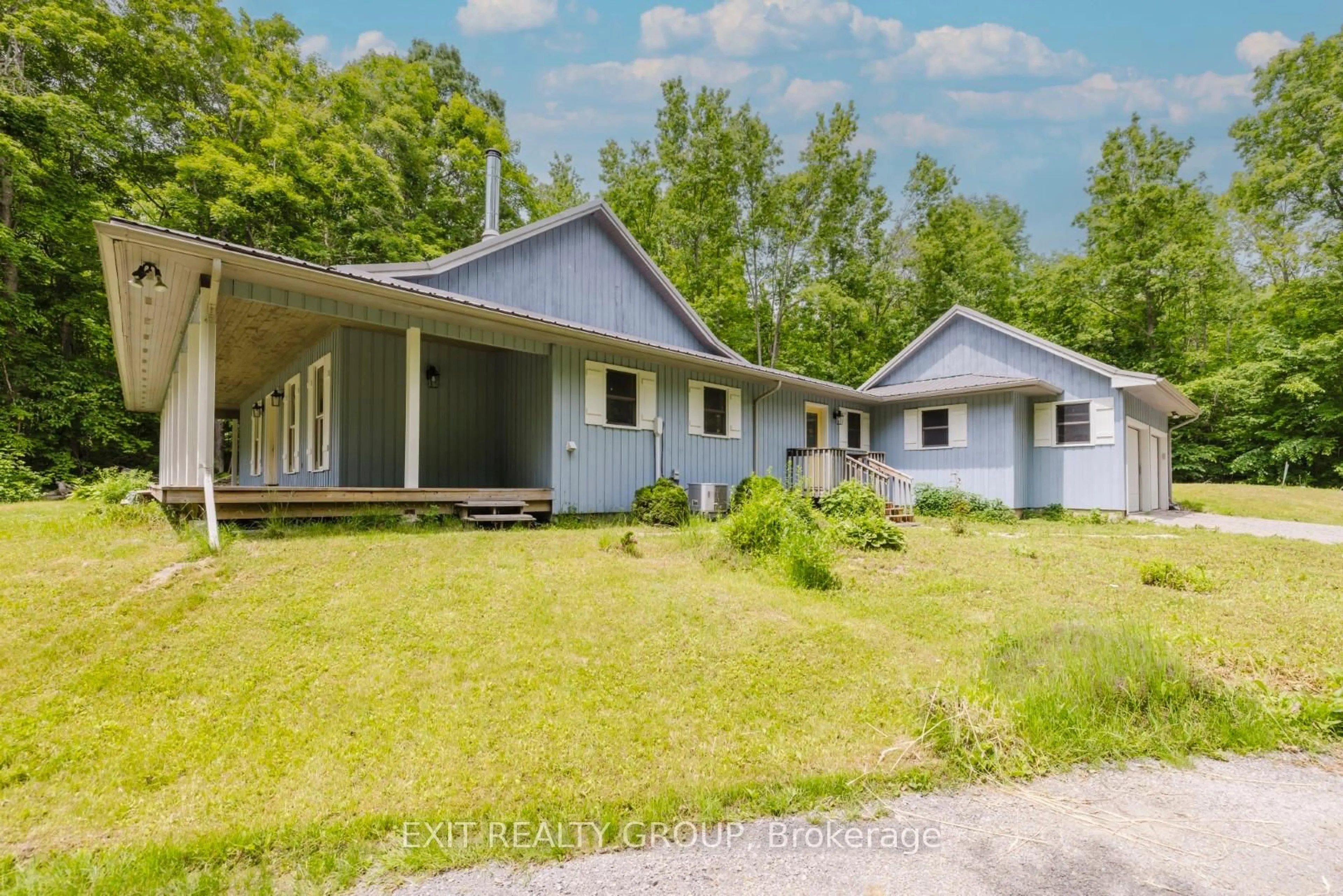 A pic from outside/outdoor area/front of a property/back of a property/a pic from drone, unknown for 461 Douglas Rd, Madoc Ontario K0K 2K0