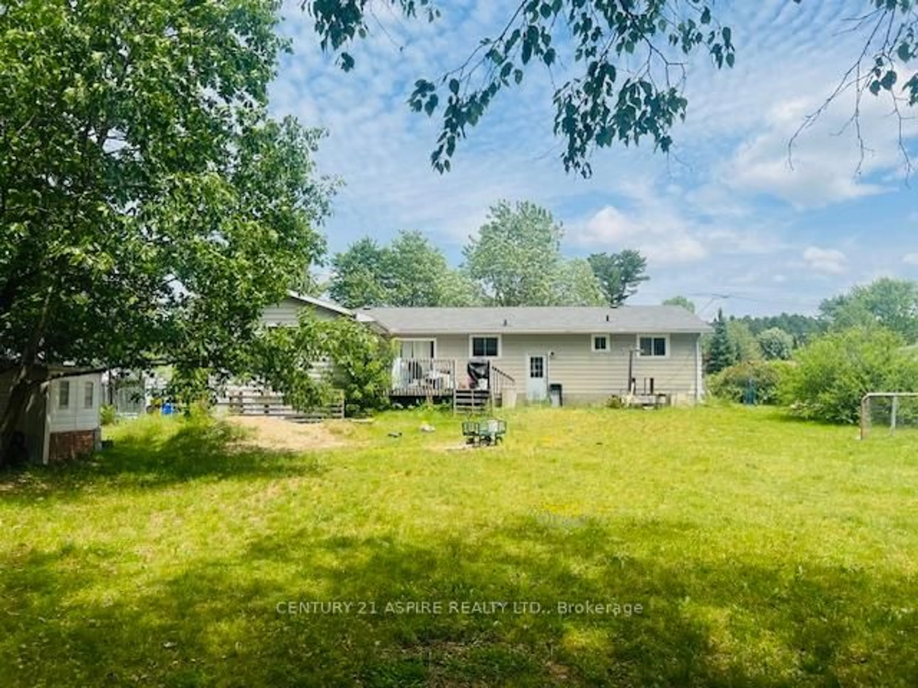 A pic from outside/outdoor area/front of a property/back of a property/a pic from drone, water/lake/river/ocean view for 11 Peter St, Petawawa Ontario K8H 2K5
