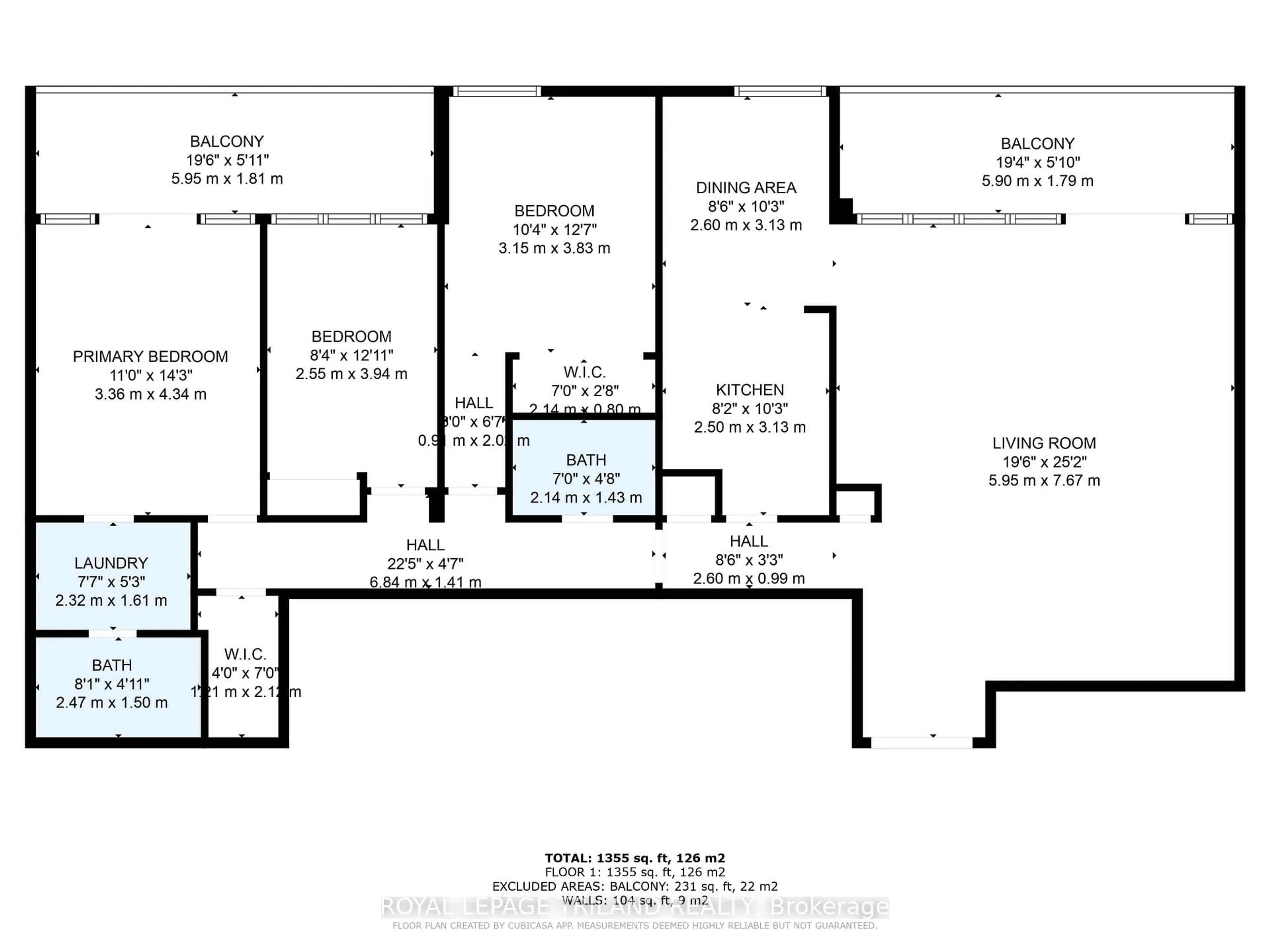Floor plan for 389 Dundas St #901, London East Ontario N6B 3L5