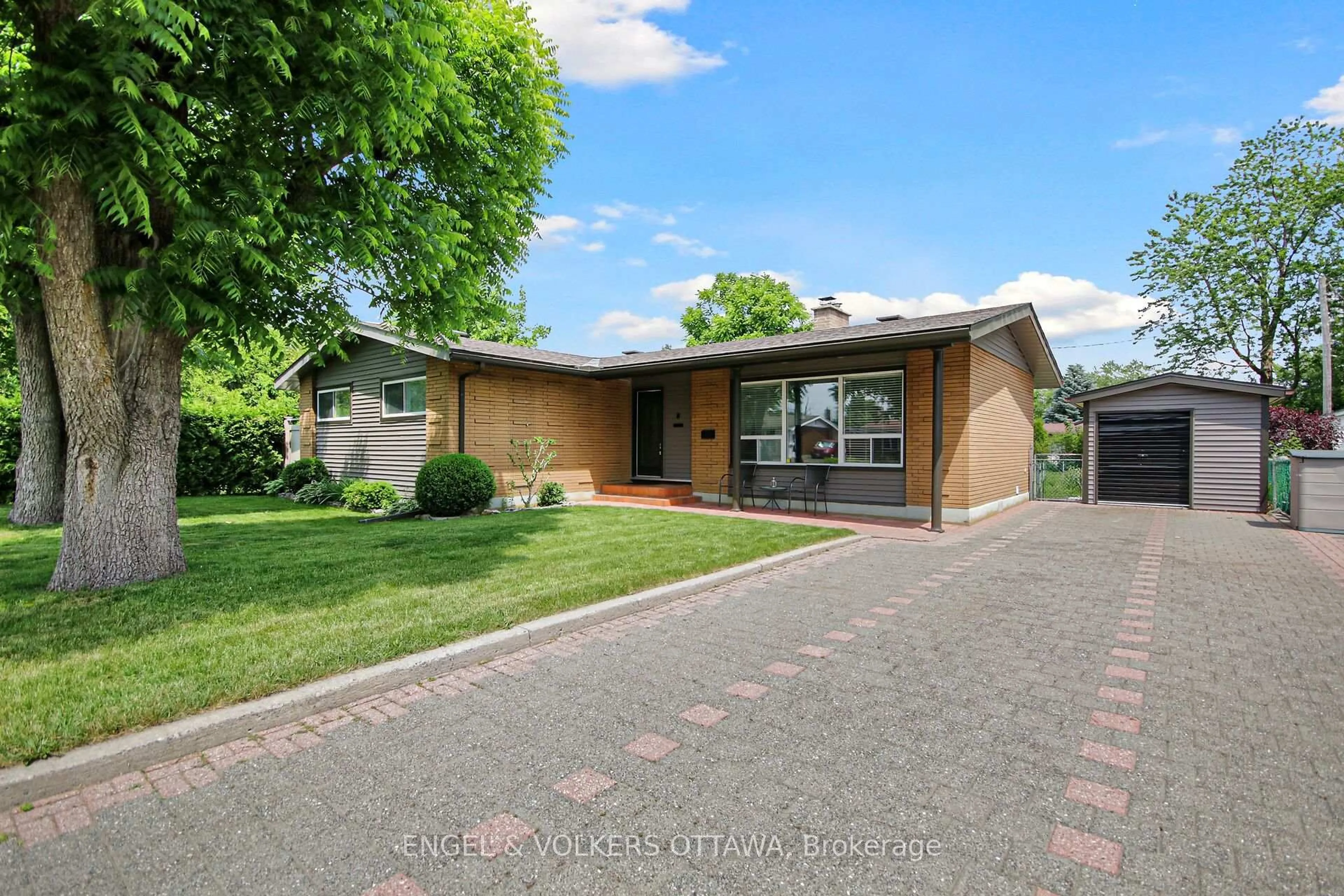 Home with brick exterior material, street for 8 Greenwich Ave, Ottawa Ontario K2E 5E6