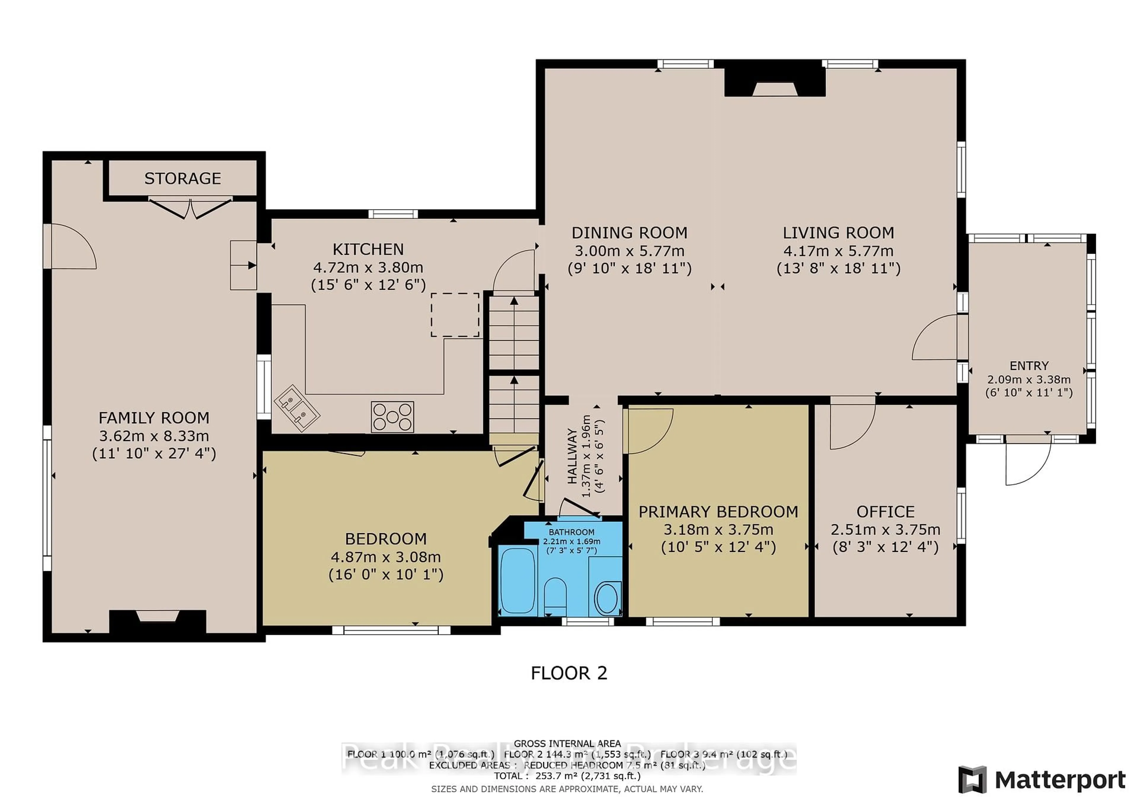 Floor plan for 131 Douro St, Stratford Ontario N5A 3R4