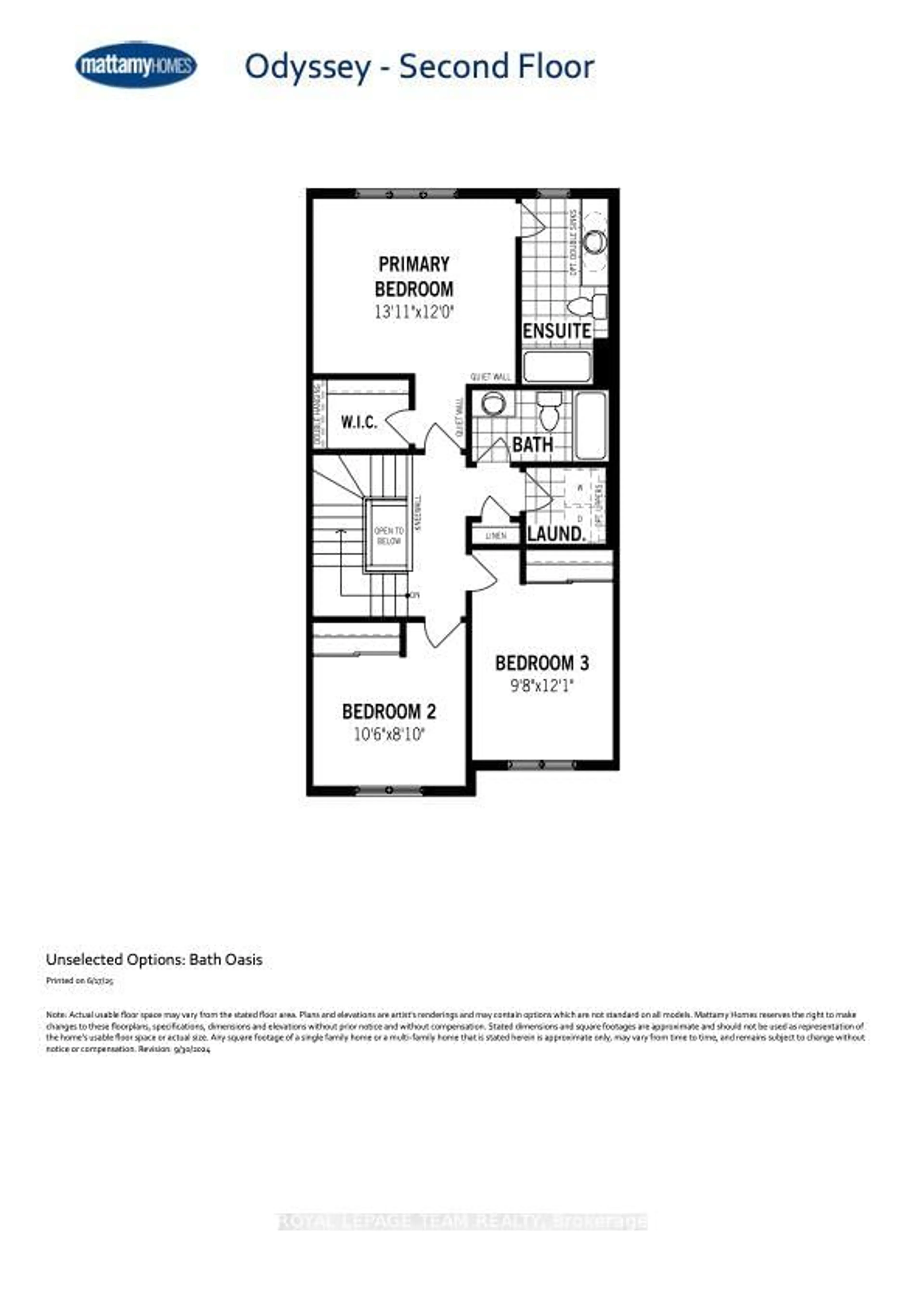 Floor plan for 517 Galanthus Walk, Kanata Ontario K2W 0N3