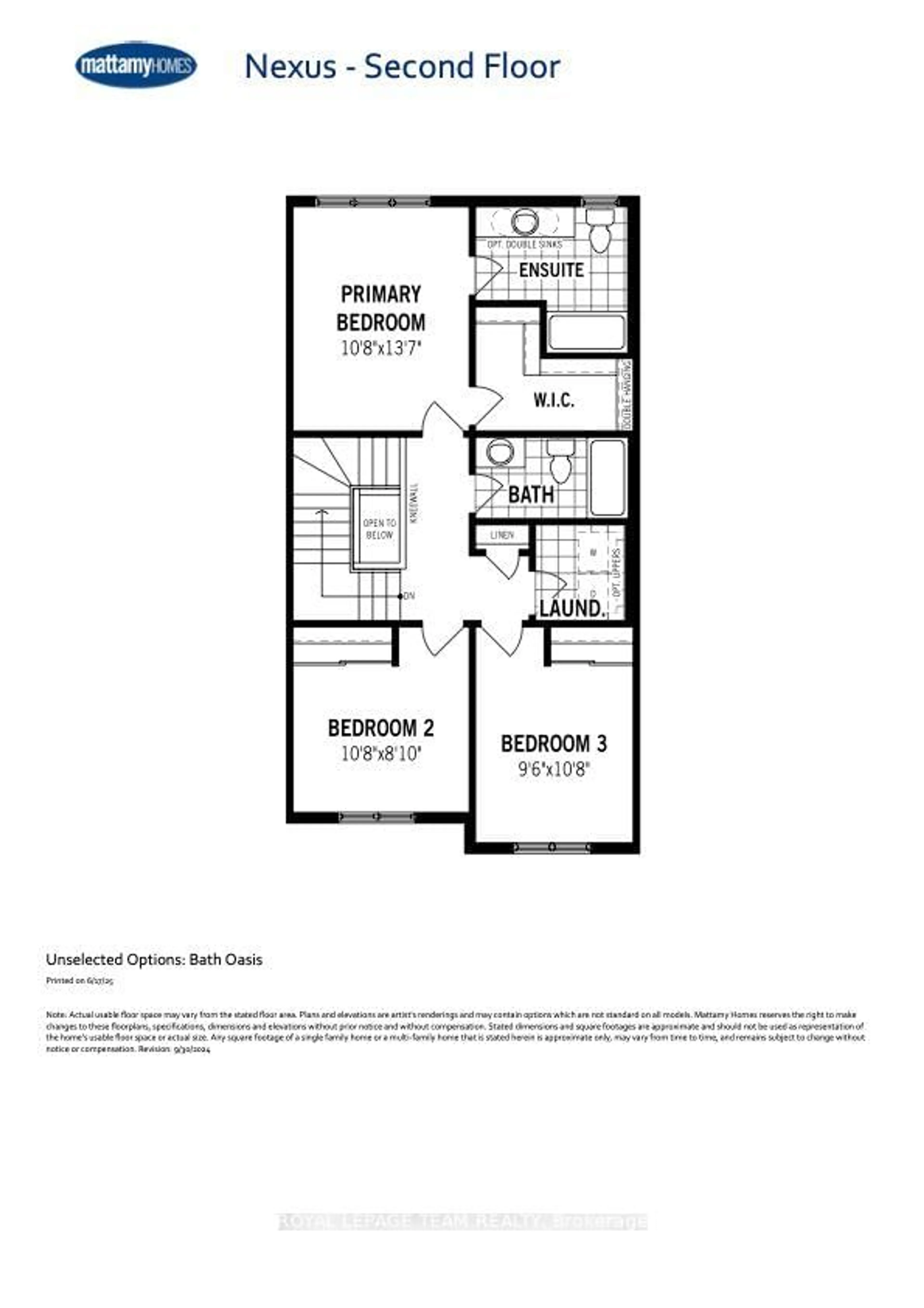 Floor plan for 503 Galanthus Walk, Ottawa Ontario K2K 1X7
