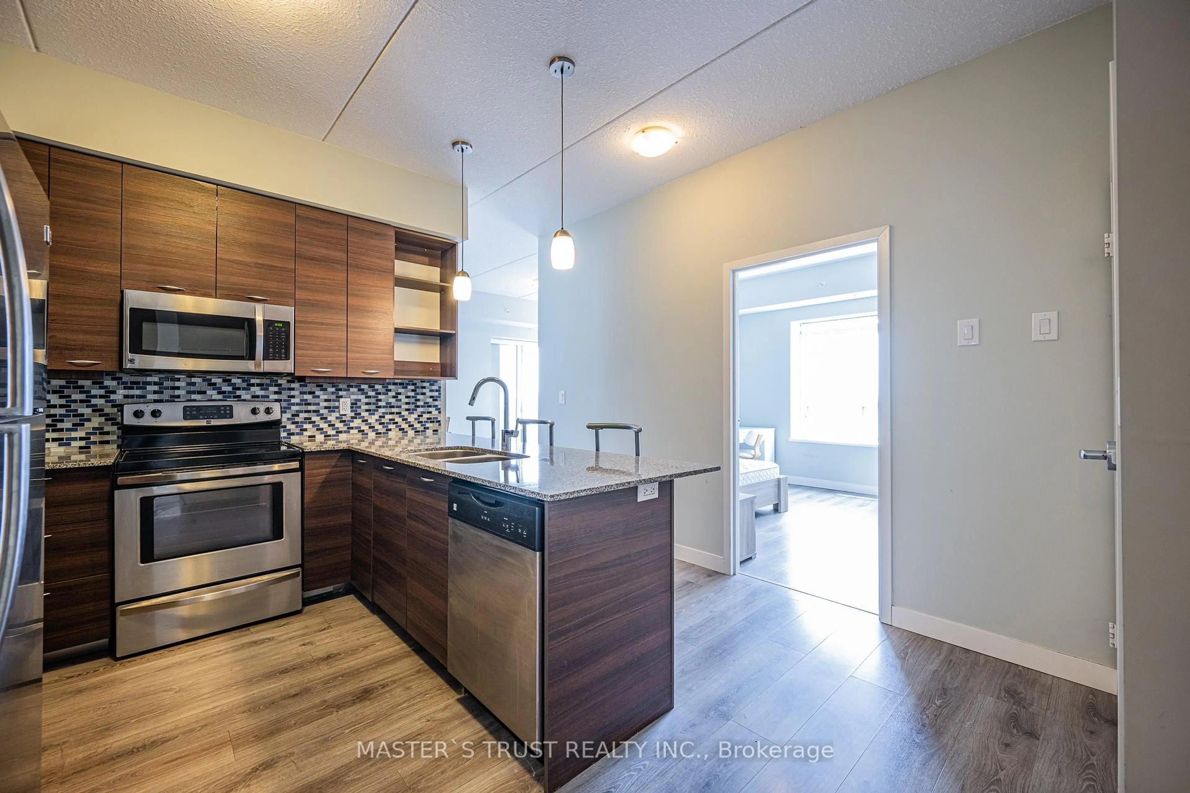 Open concept kitchen, unknown for 318 Spruce St #1602, Waterloo Ontario N2L 3H6