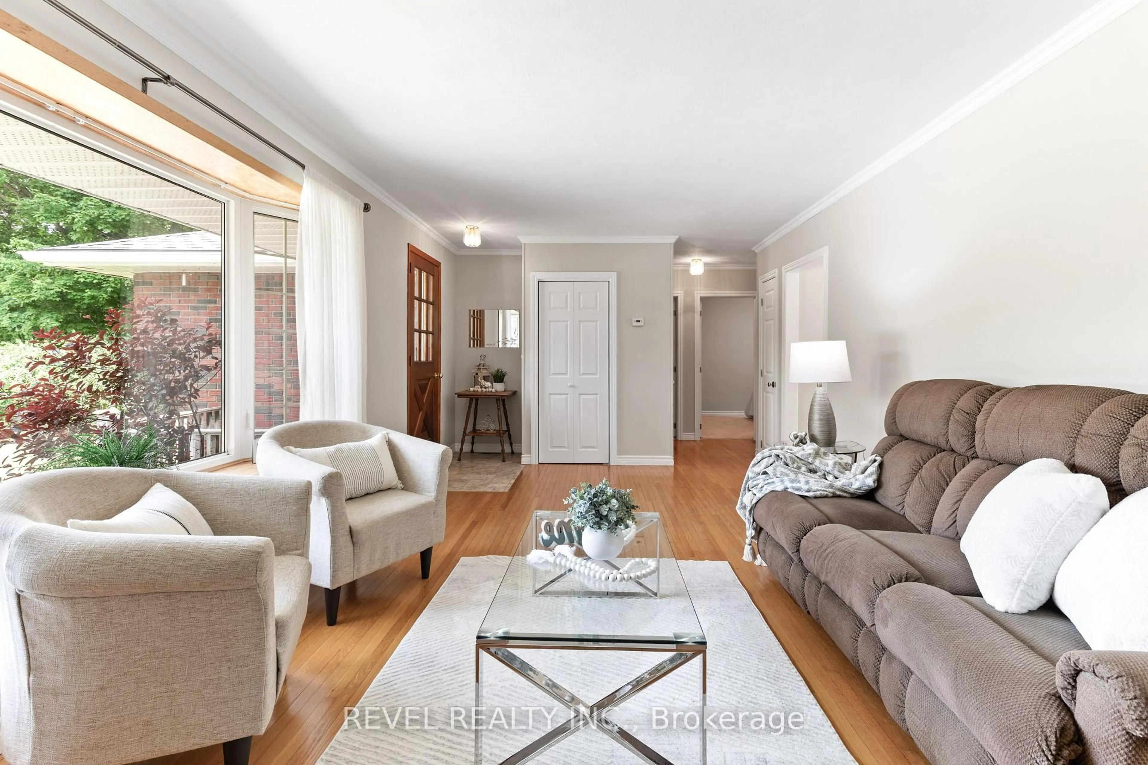 Living room with furniture, wood/laminate floor for 2796 COUNTY RD 48, Kawartha Lakes Ontario K0M 1K0