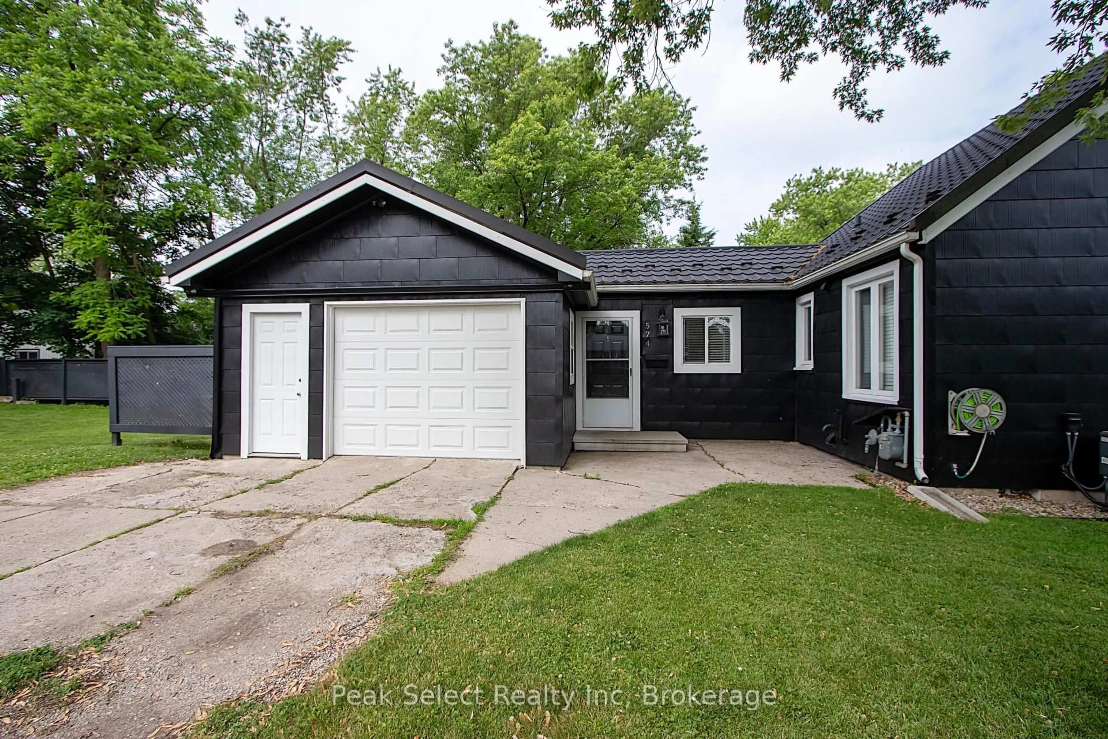 Home with vinyl exterior material, street for 574 Jones St, St. Marys Ontario N4X 1B3