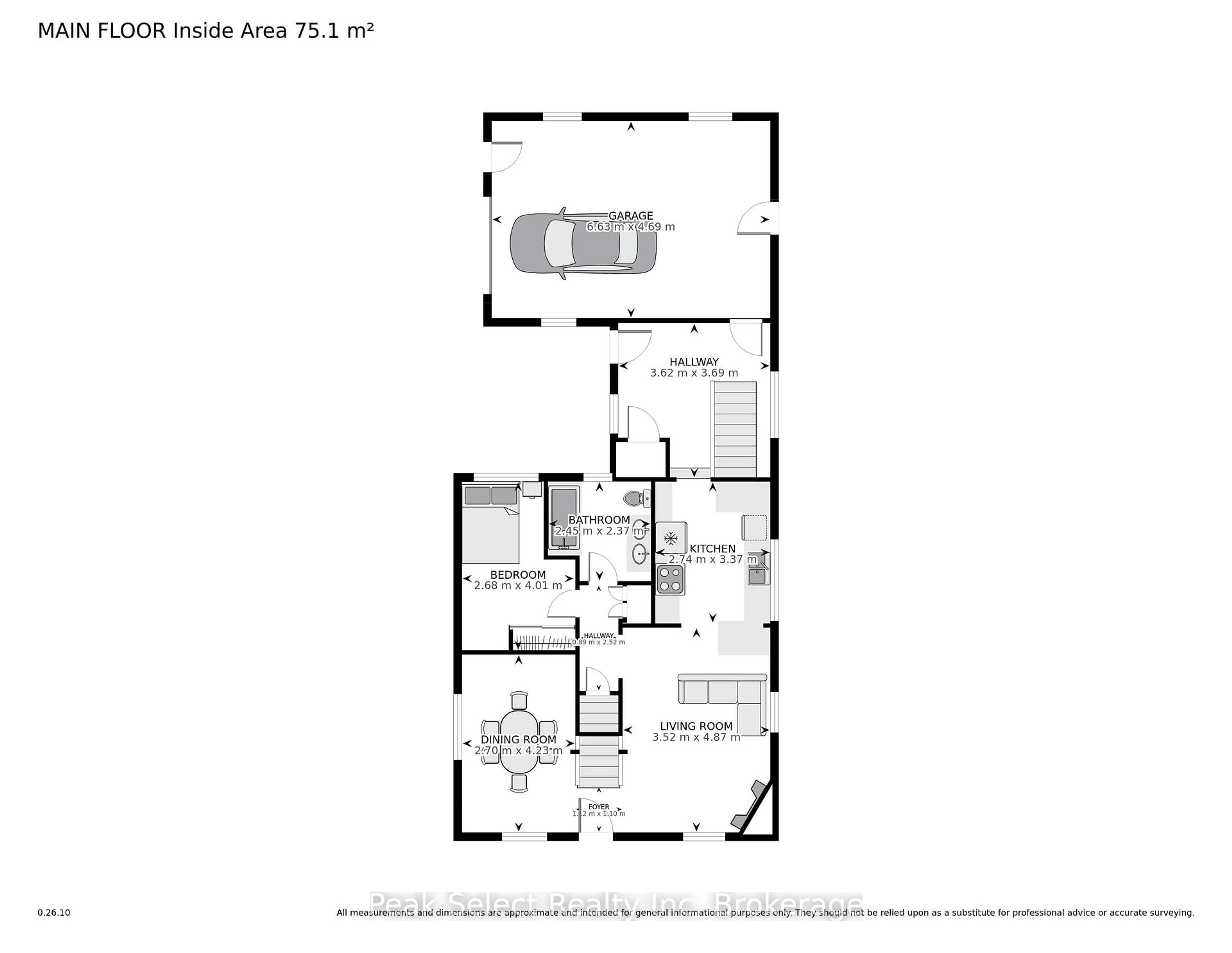 Floor plan for 574 Jones St, St. Marys Ontario N4X 1B3
