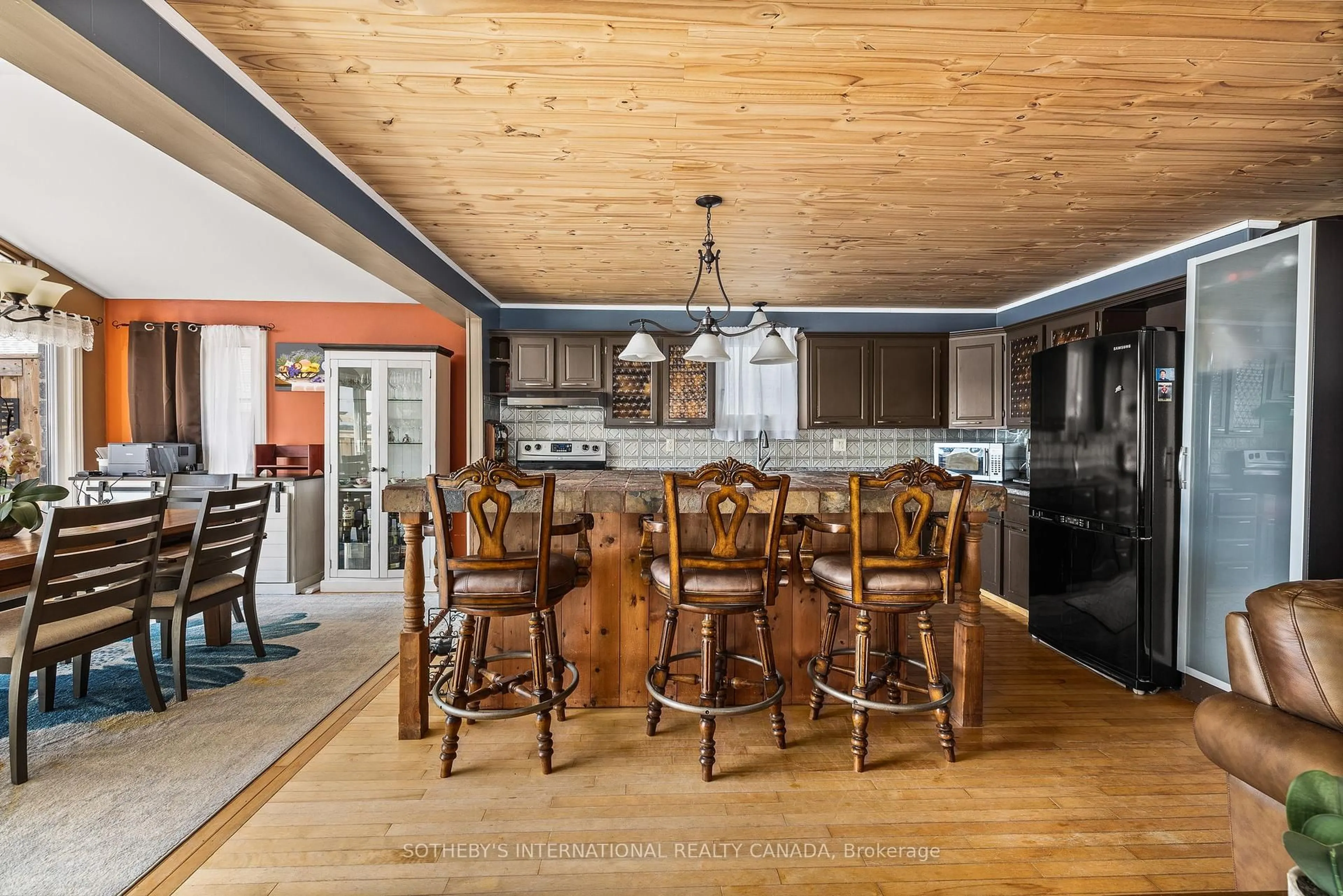 Open concept kitchen, unknown for 35 Sturtivans Lane, Leeds and the Thousand Islands Ontario K7G 2V4