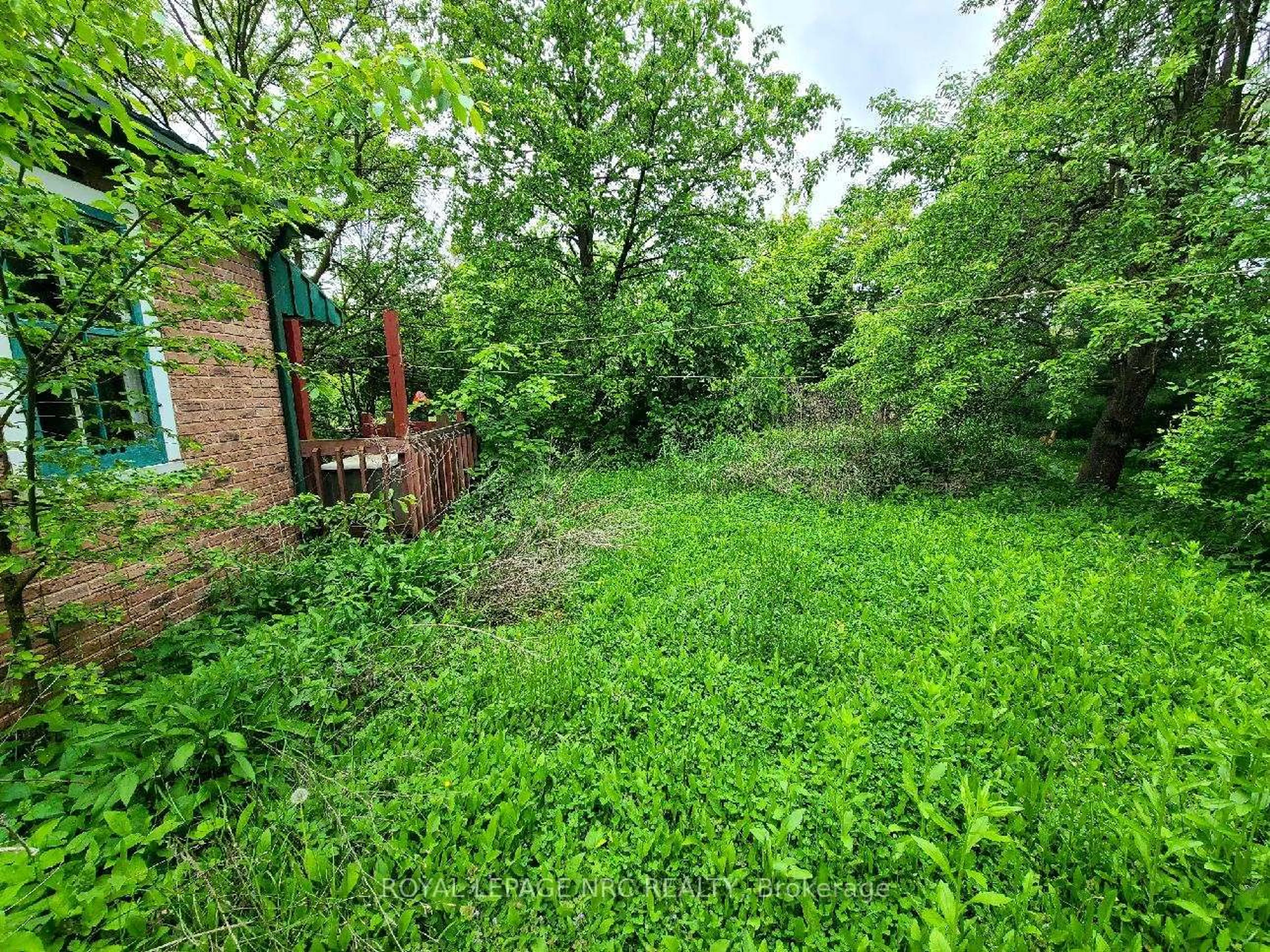 A pic from outside/outdoor area/front of a property/back of a property/a pic from drone, forest/trees view for 19 Eastchester Ave, St. Catharines Ontario L2P 2V7