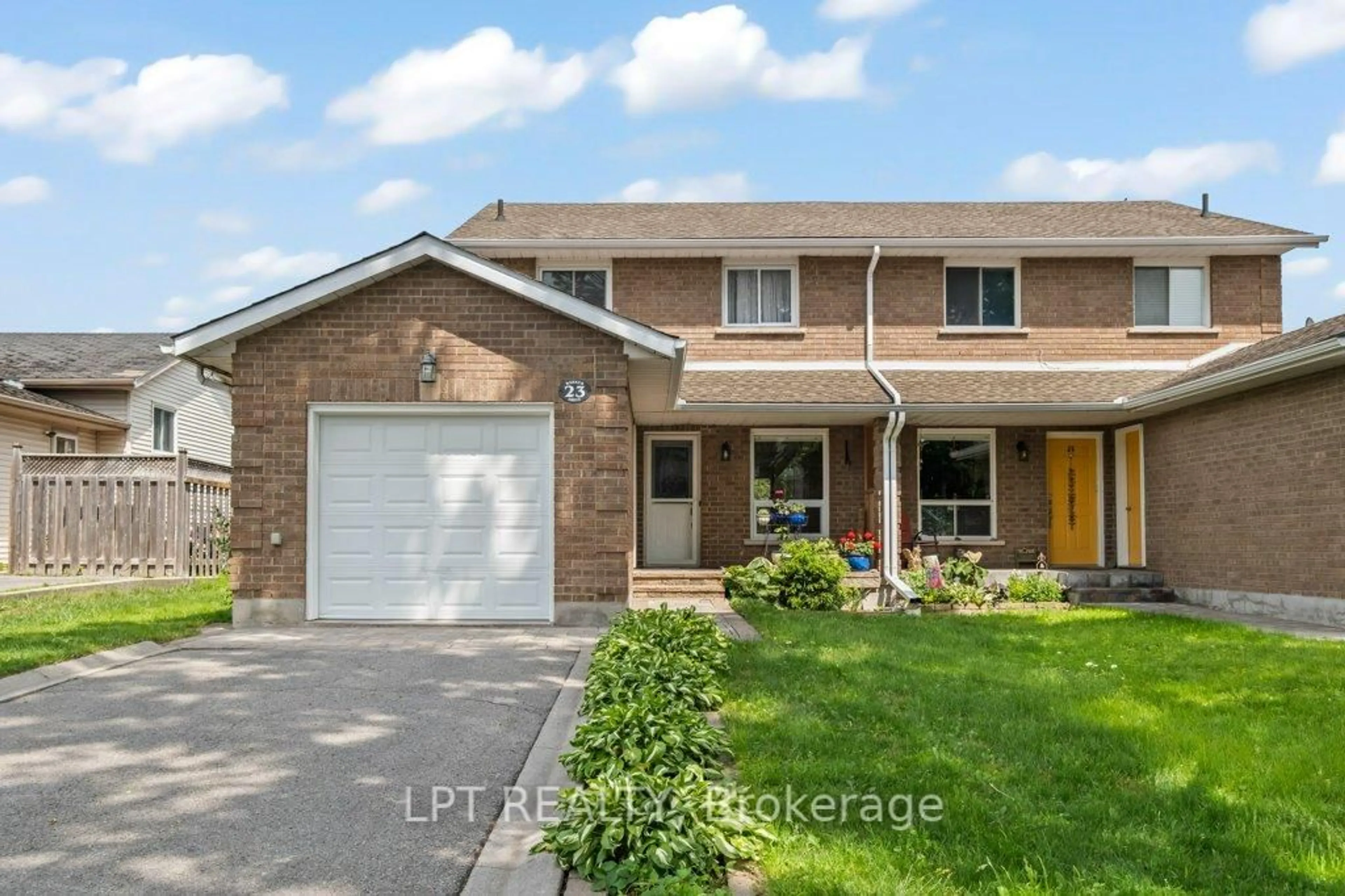 Home with brick exterior material, street for 23 Barker Dr, Kingston Ontario K7K 6L3