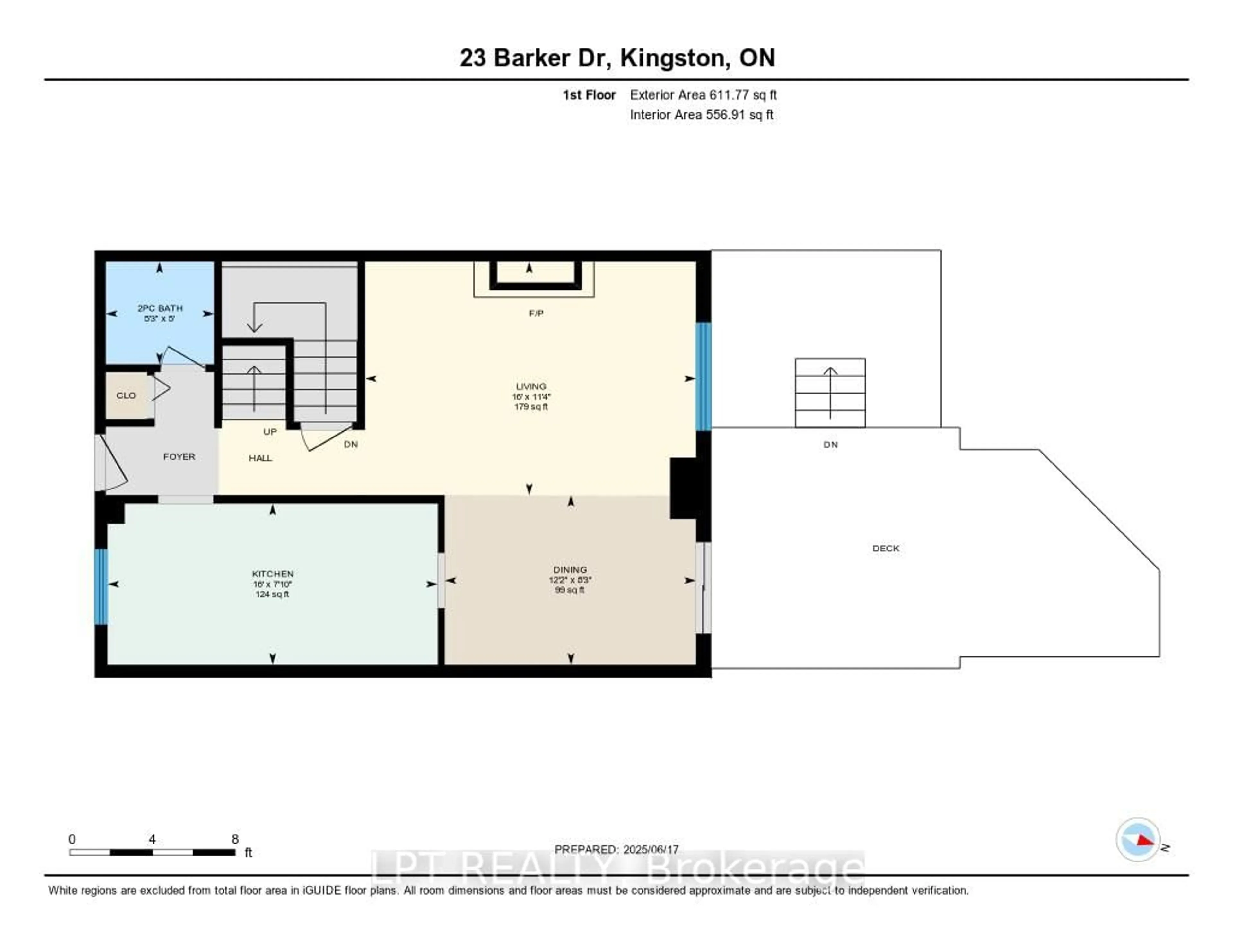 Floor plan for 23 Barker Dr, Kingston Ontario K7K 6L3