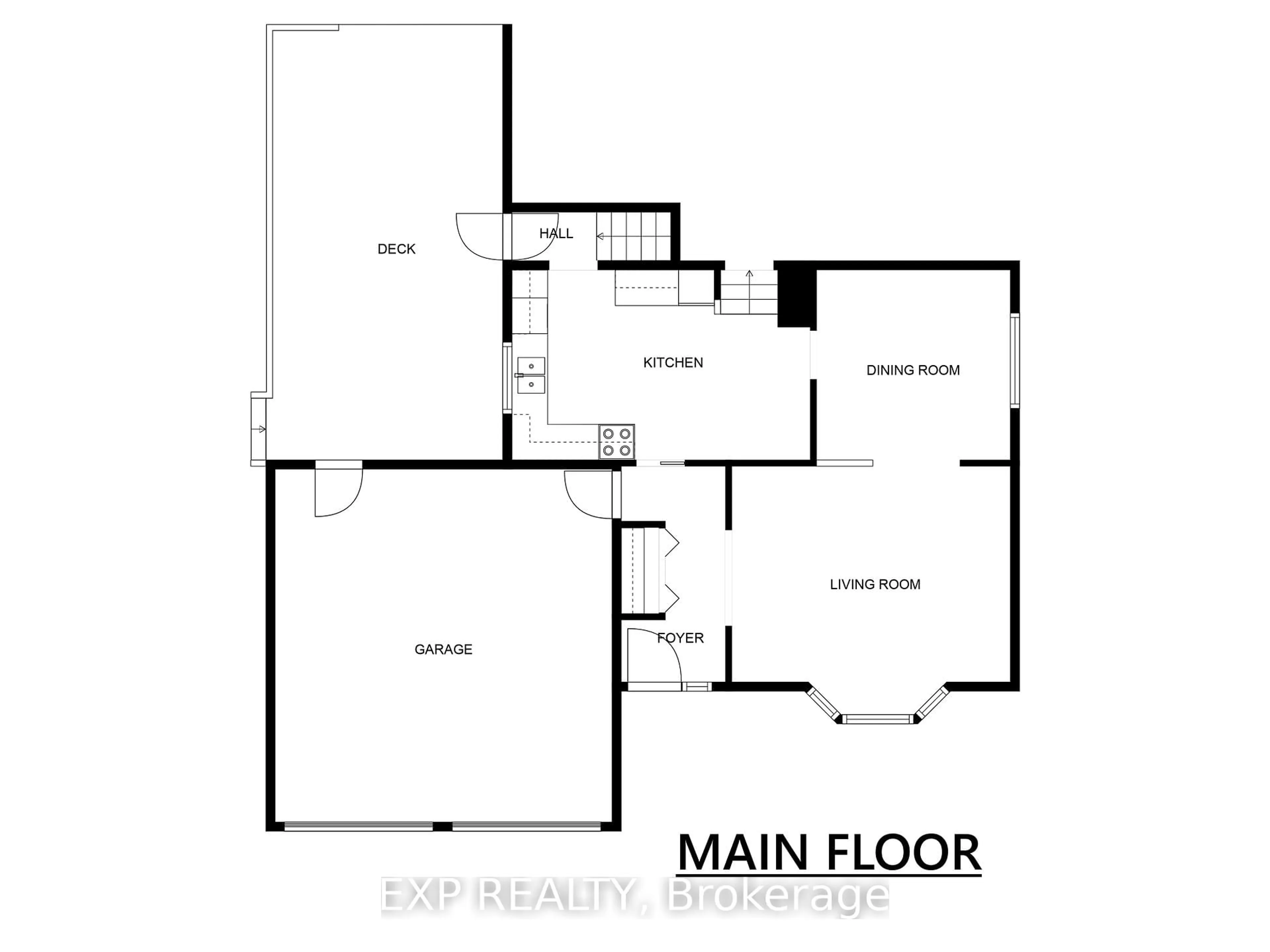 Floor plan for 35 MIDALE Crt, London North Ontario N5X 2R3