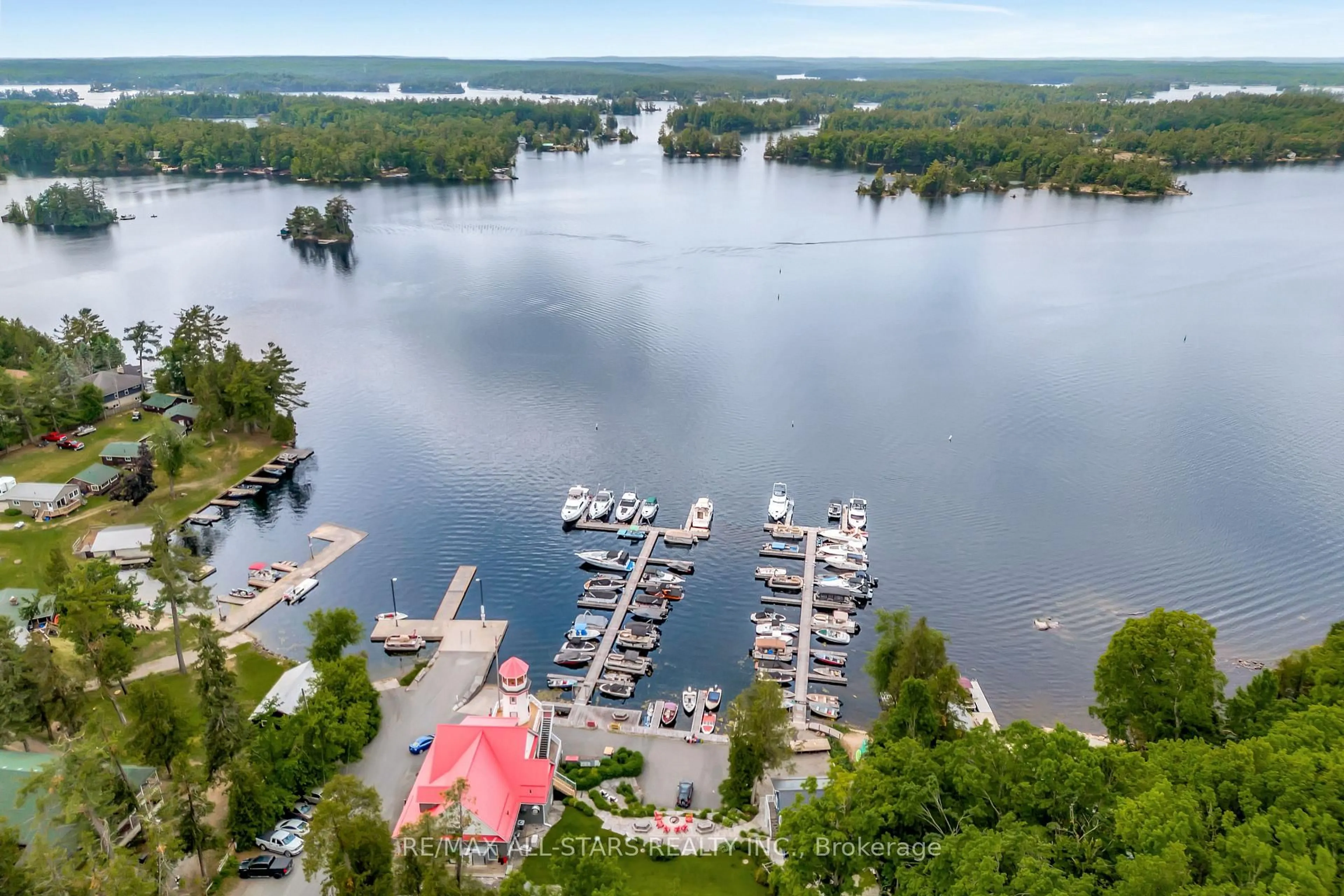A pic from outside/outdoor area/front of a property/back of a property/a pic from drone, water/lake/river/ocean view for 536 Golf Course Rd, Douro-Dummer Ontario K0L 2H0