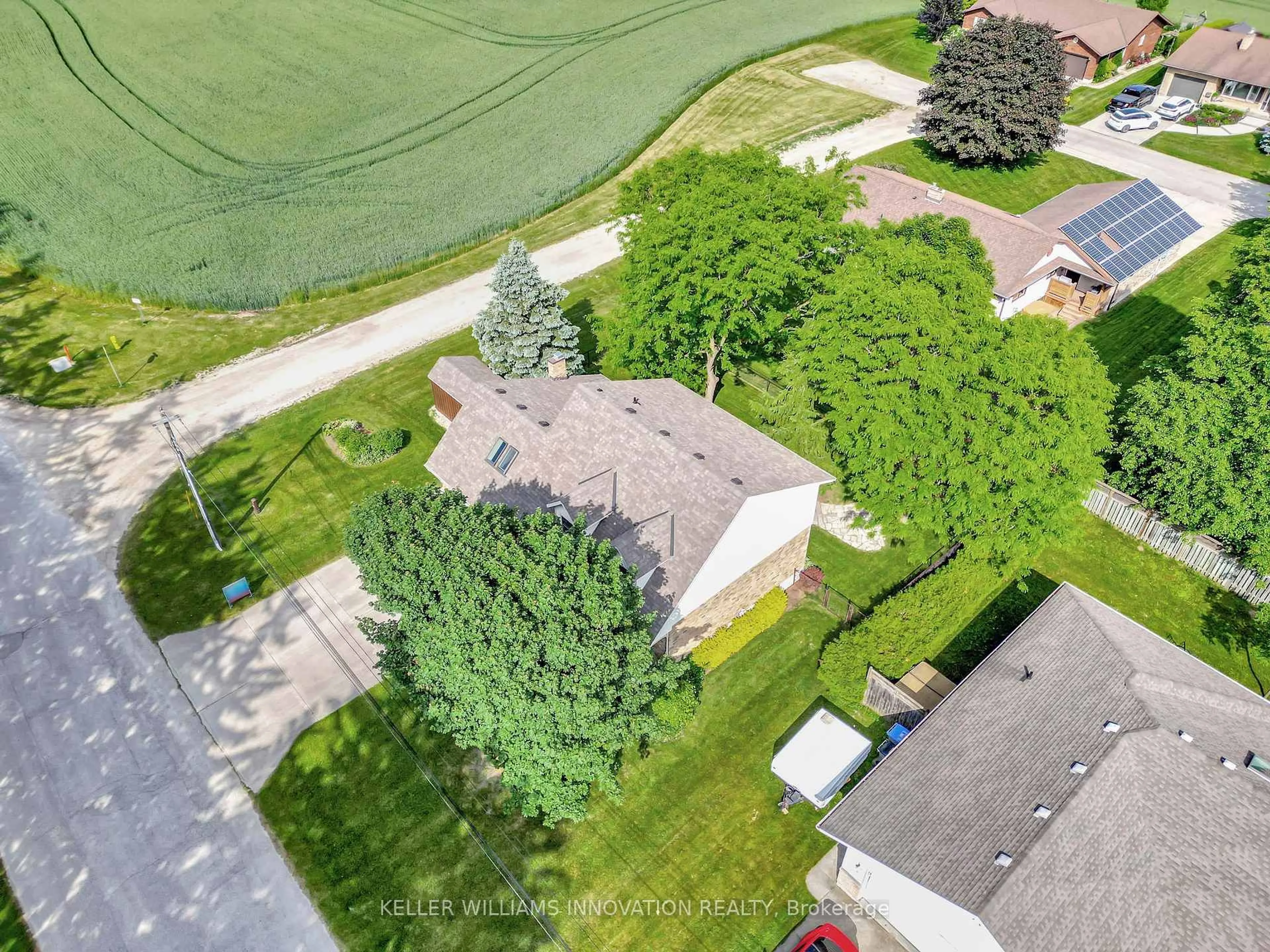 A pic from outside/outdoor area/front of a property/back of a property/a pic from drone, street for 920 Walton Ave, North Perth Ontario N4W 3R9