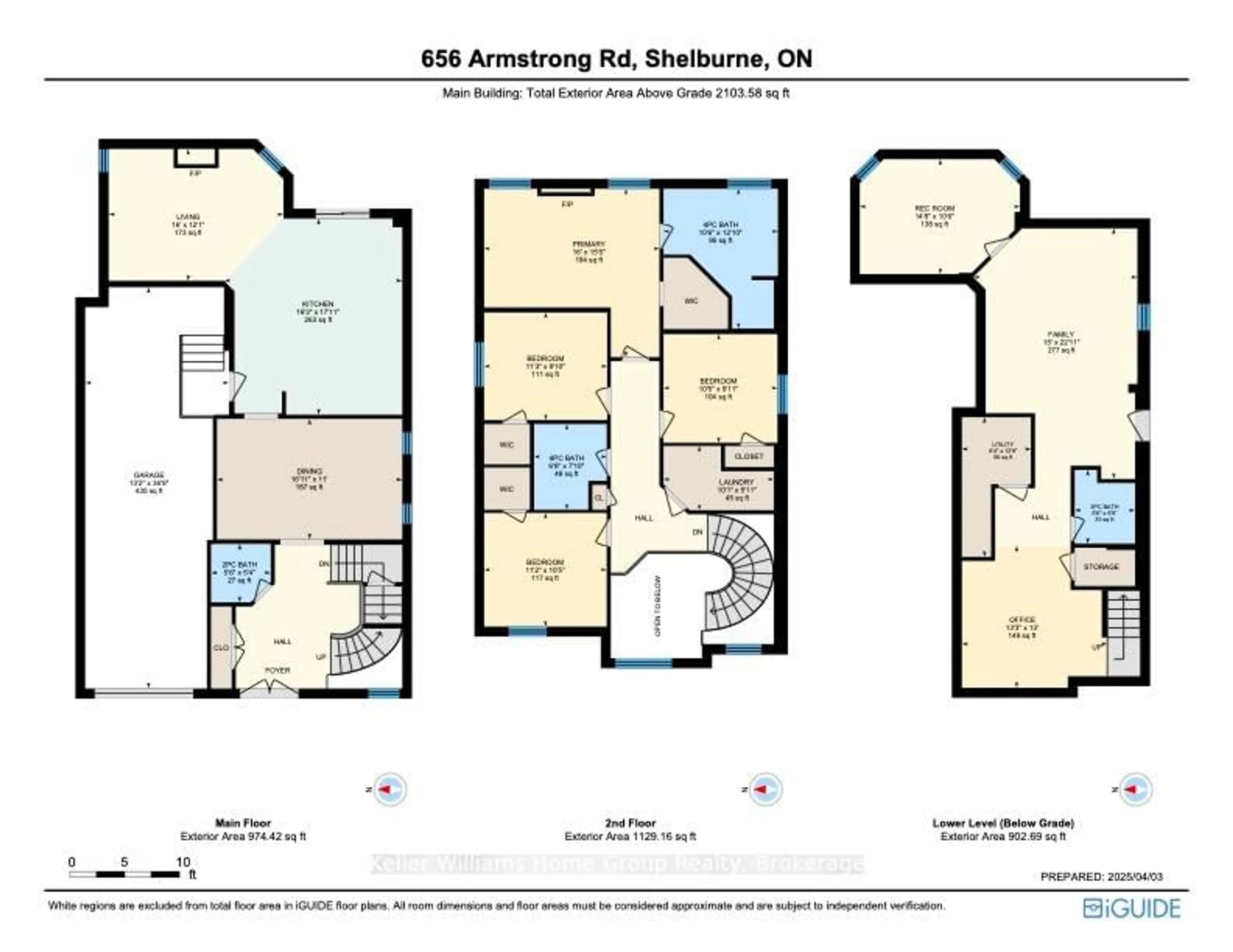 Floor plan for 656 Armstrong Rd, Shelburne Ontario L9V 3V4