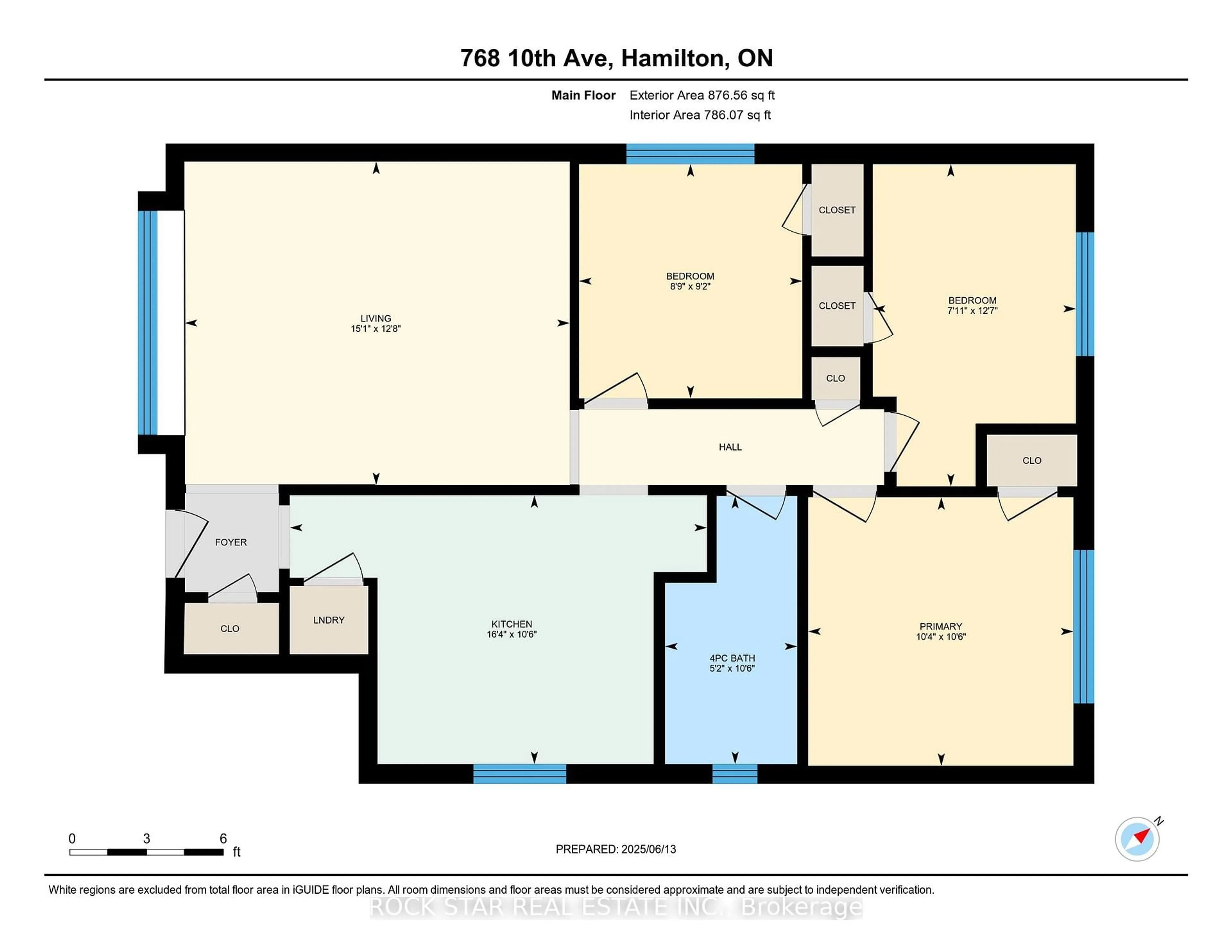 Floor plan for 768 Tenth Ave, Hamilton Ontario L8T 2G3
