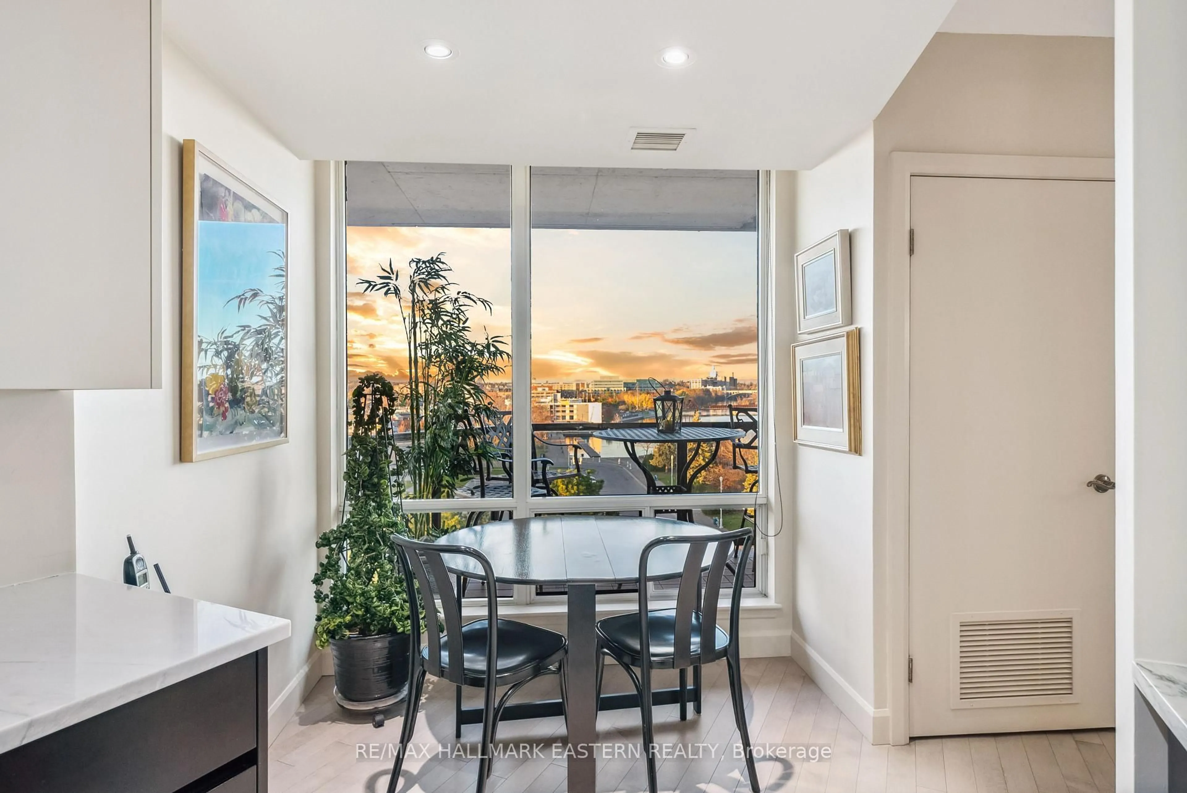 Balcony in the apartment, water/lake/river/ocean view for 2 George St #502, Peterborough Central Ontario K9J 8K8