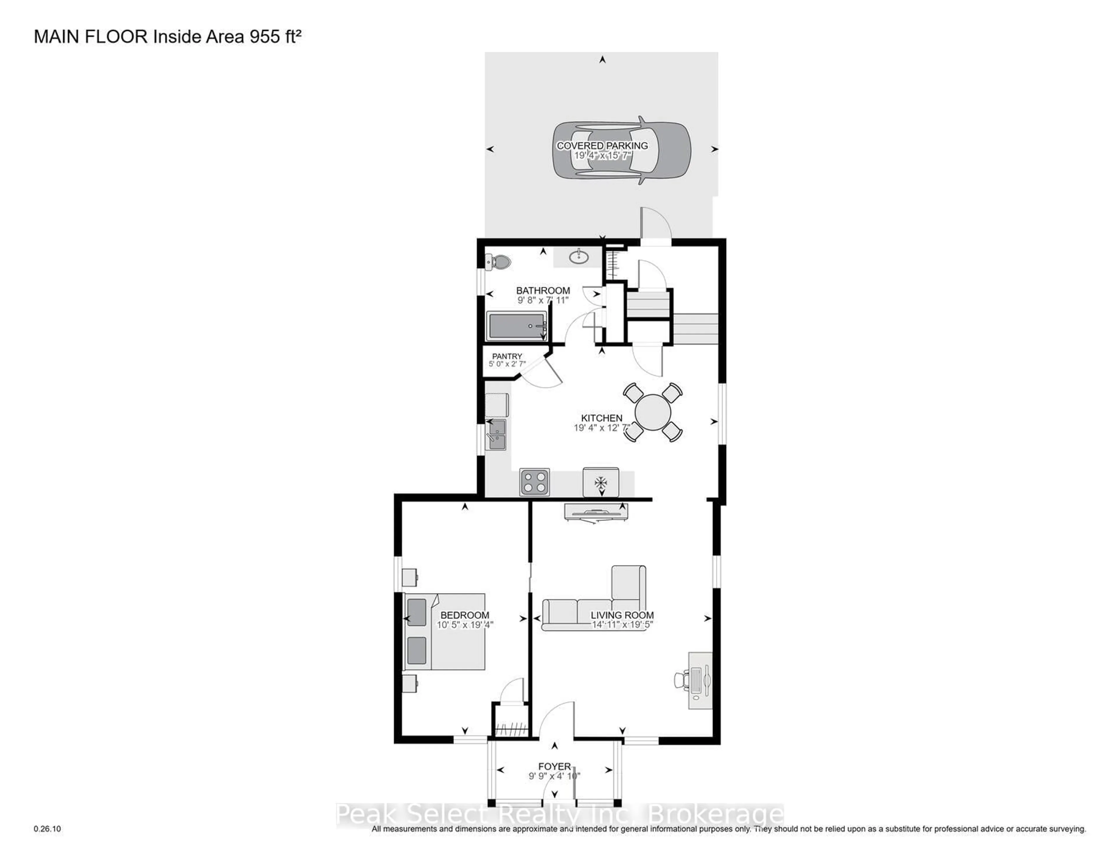 Floor plan for 46 SALINA St, St. Marys Ontario N4X 1B4