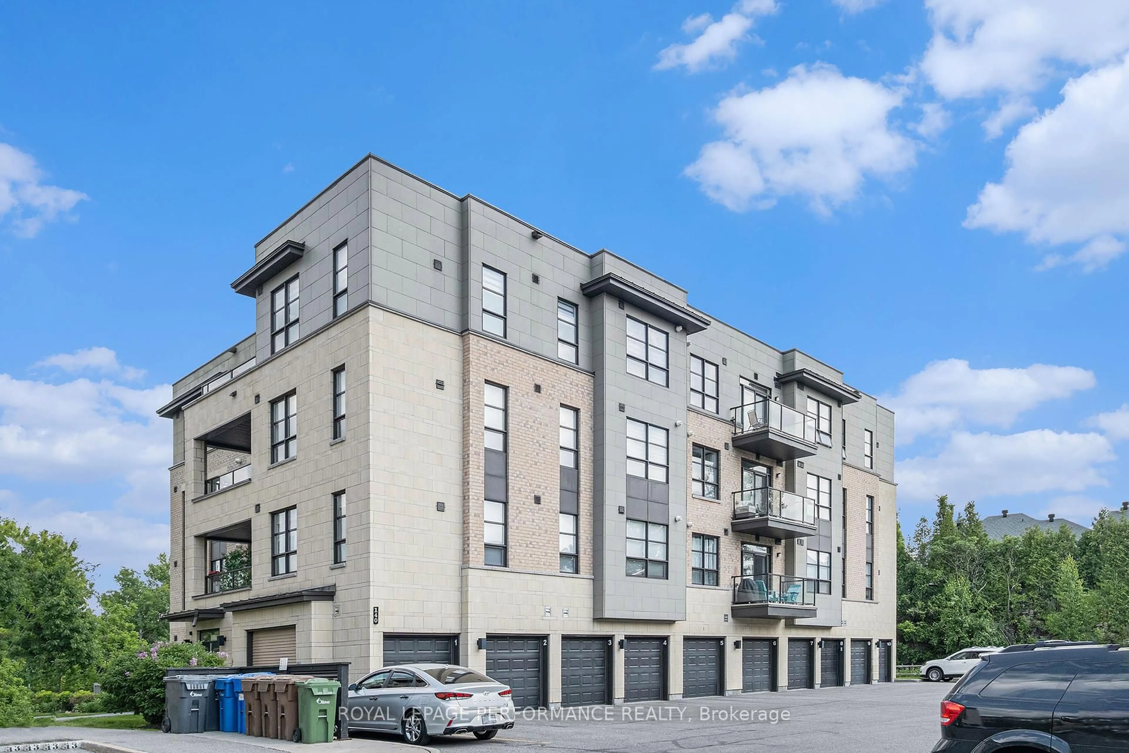 A pic from outside/outdoor area/front of a property/back of a property/a pic from drone, unknown for 140 Montblanc Pvt #203, Orleans Ontario K1C 0B3