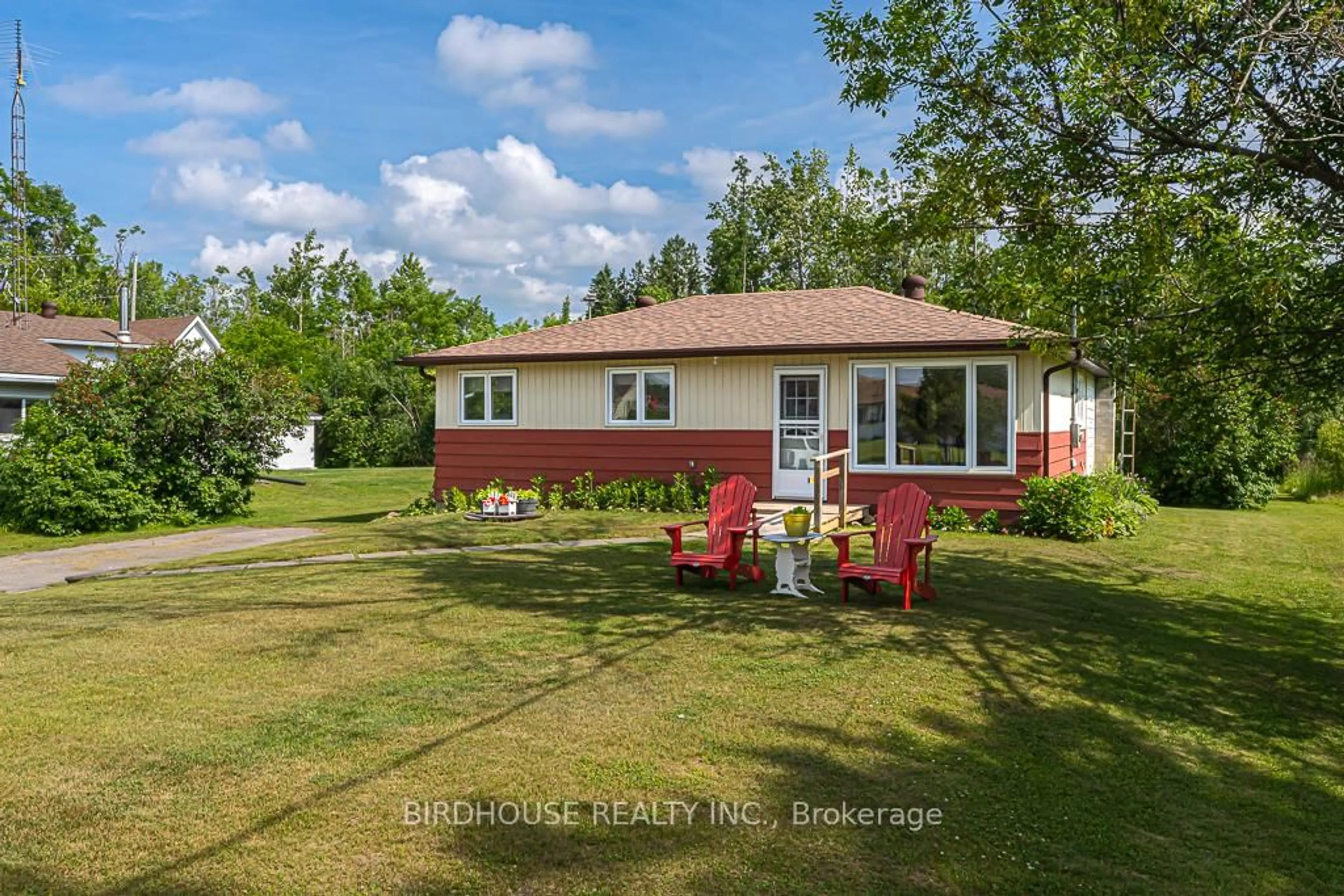 A pic from outside/outdoor area/front of a property/back of a property/a pic from drone, water/lake/river/ocean view for 62 Fells Bay Rd, Kawartha Lakes Ontario K0M 1N0