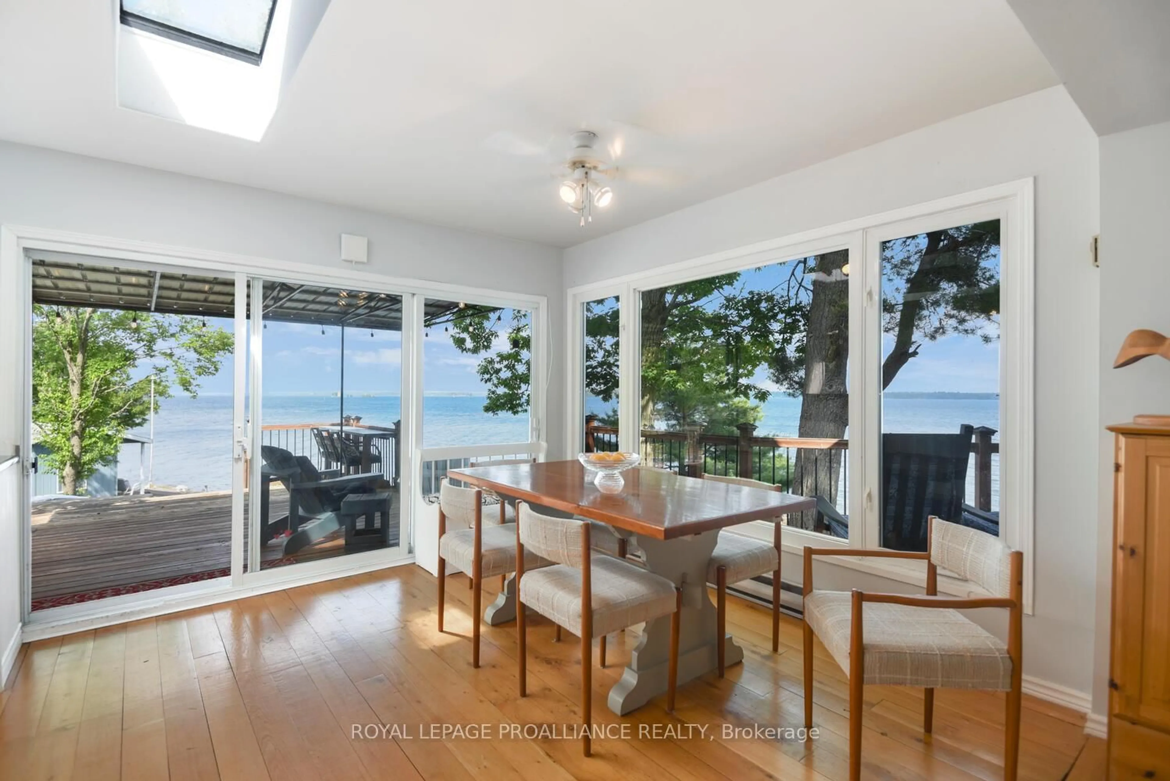 Dining room, wood/laminate floor for 68A Grenadier Island, Leeds and the Thousand Islands Ontario K0E 1R0
