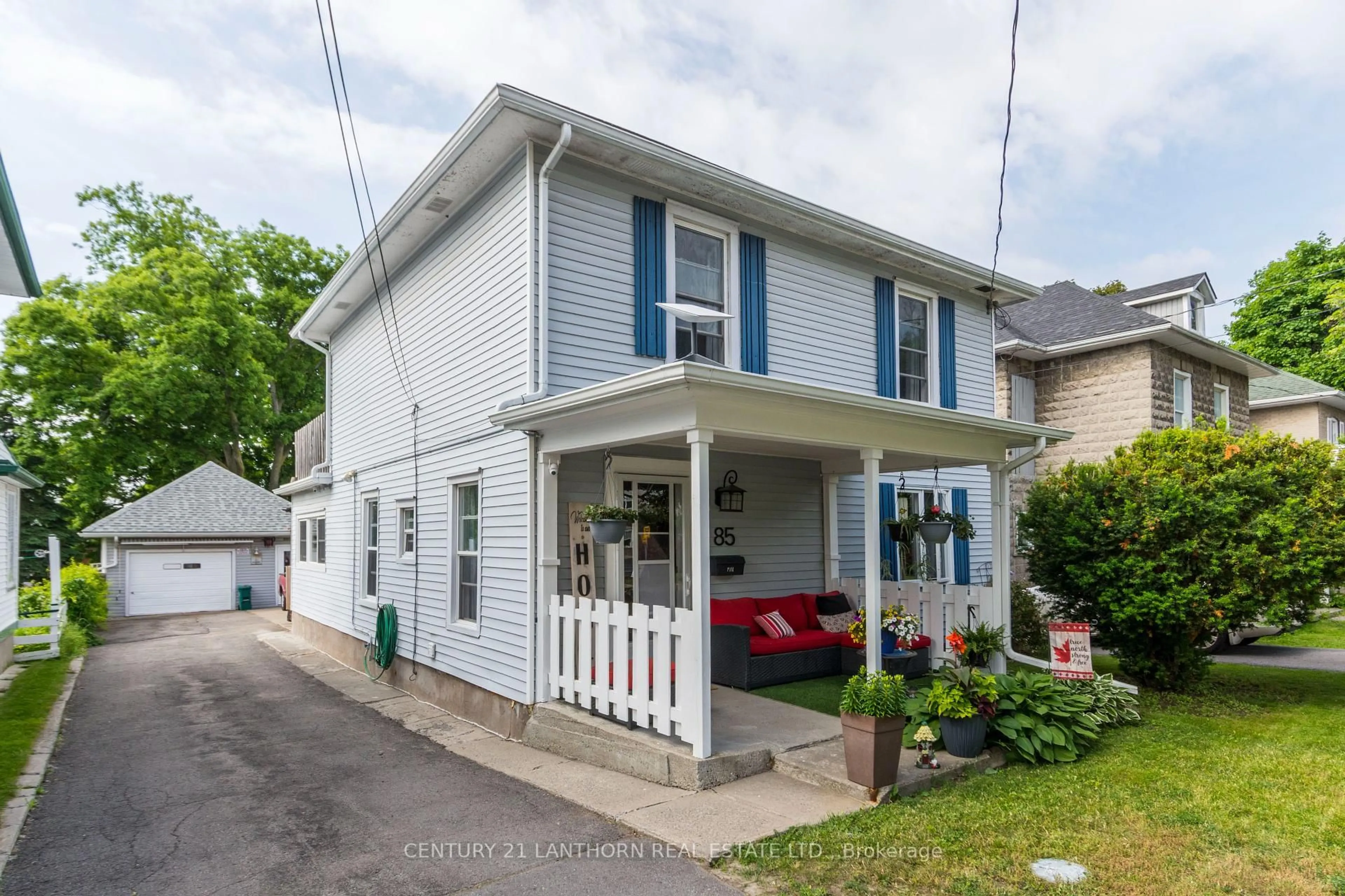 Home with vinyl exterior material, street for 85 Spring St, Quinte West Ontario K8V 3Y9