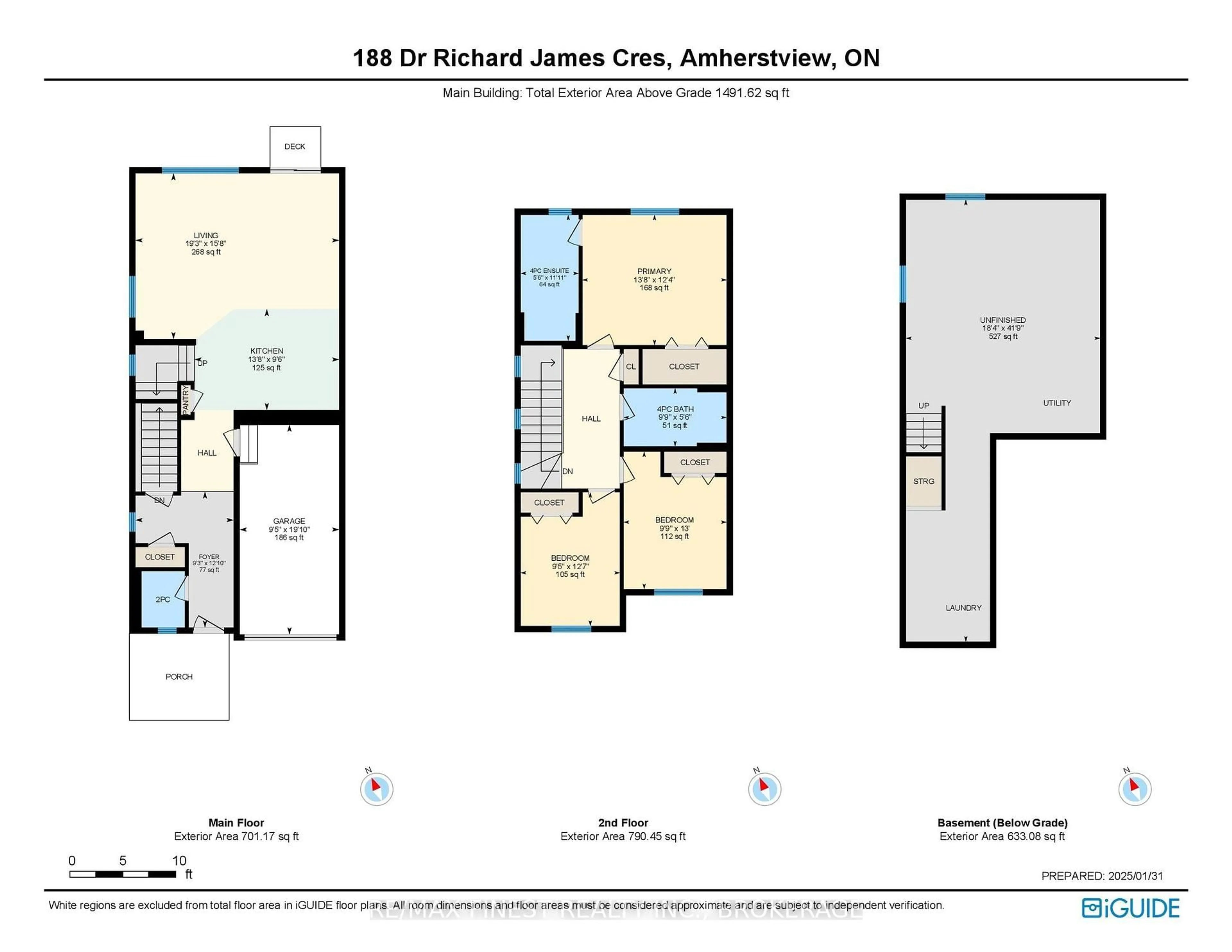 Floor plan for 188 Dr Richard James Cres, Loyalist Ontario K7N 0B9